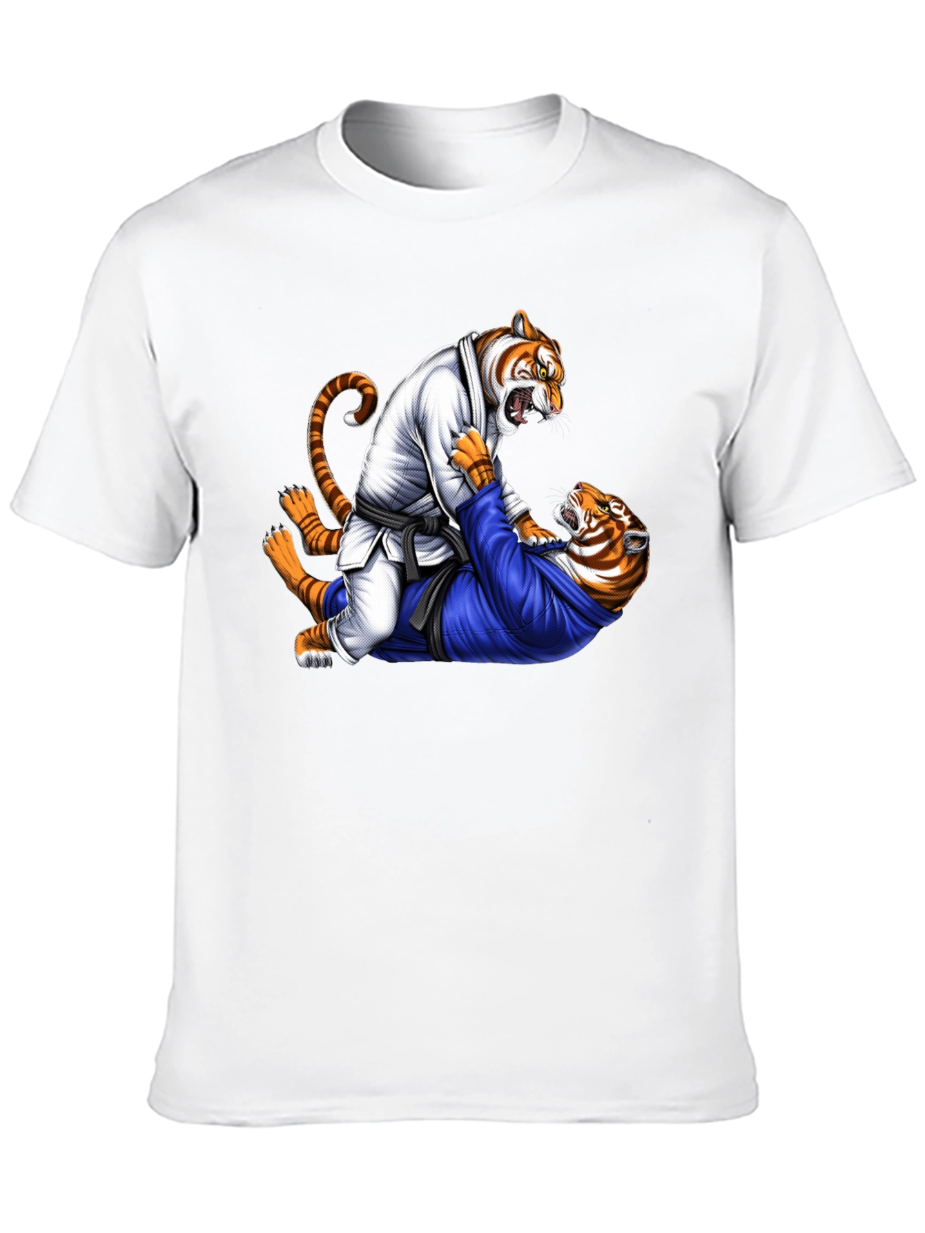 BJJ Tiger T-Shirt - Black Martial Arts Tee