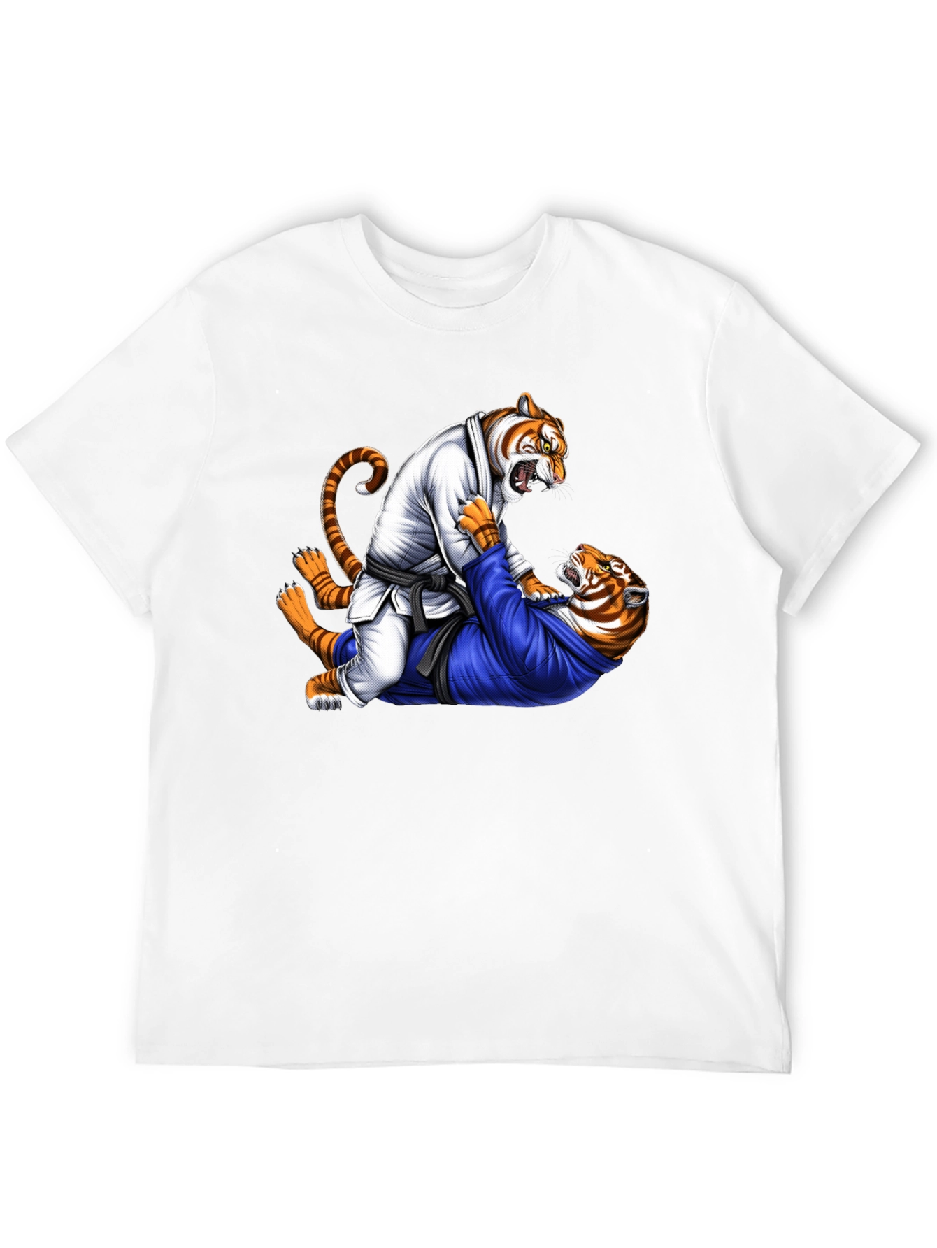 BJJ Tiger T-Shirt - Black Martial Arts Tee