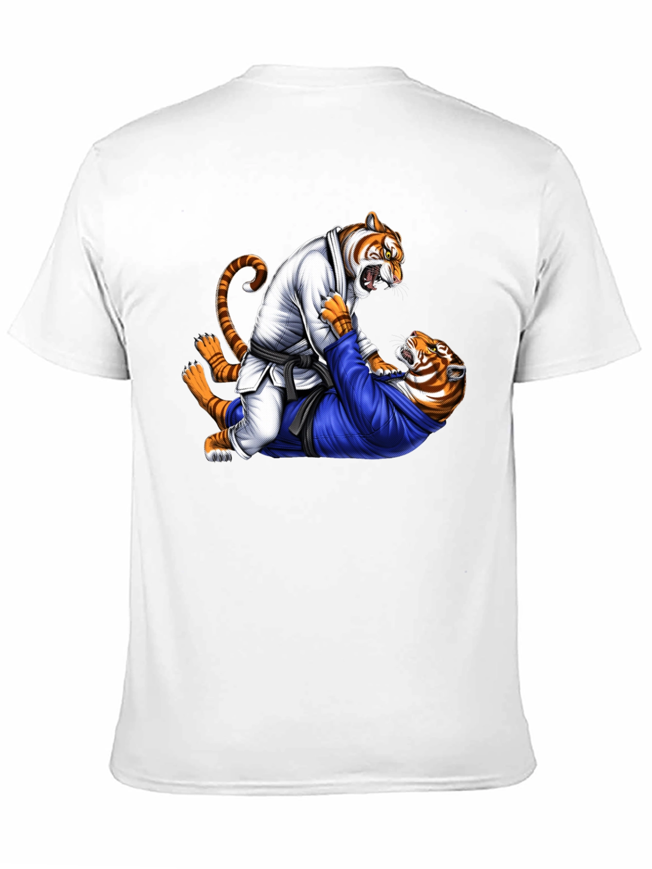 BJJ Tiger T-Shirt - Black Martial Arts Tee