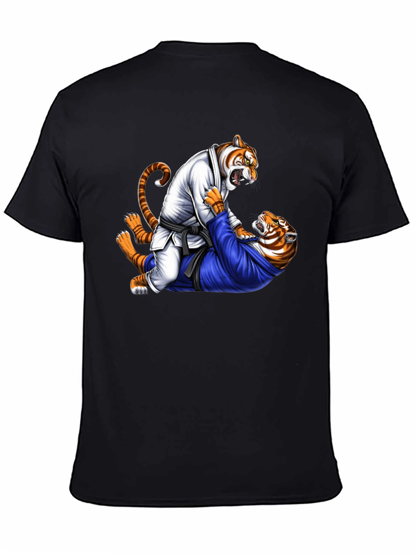 BJJ Tiger T-Shirt - Black Martial Arts Tee