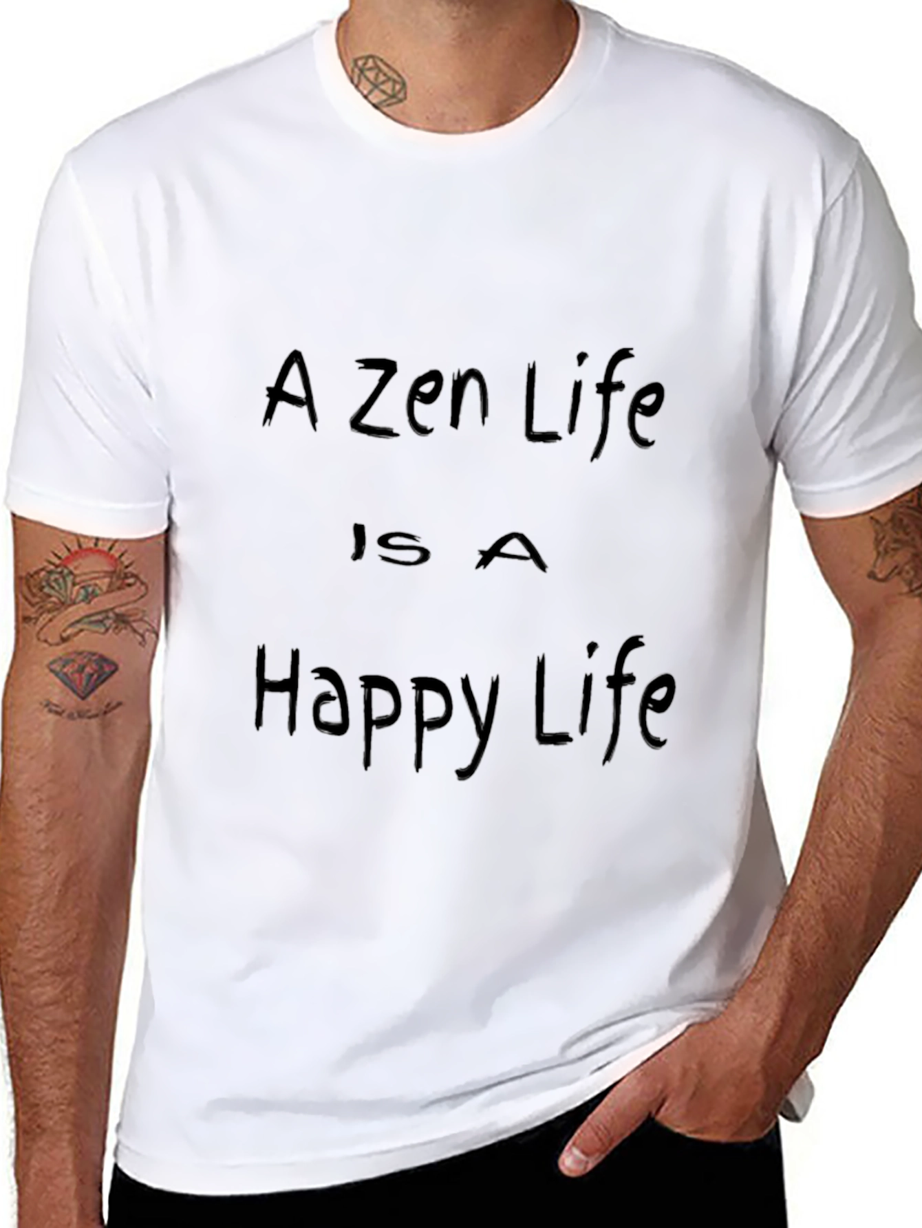 Zen Life T-Shirt - Happy Life Philosophy Tee