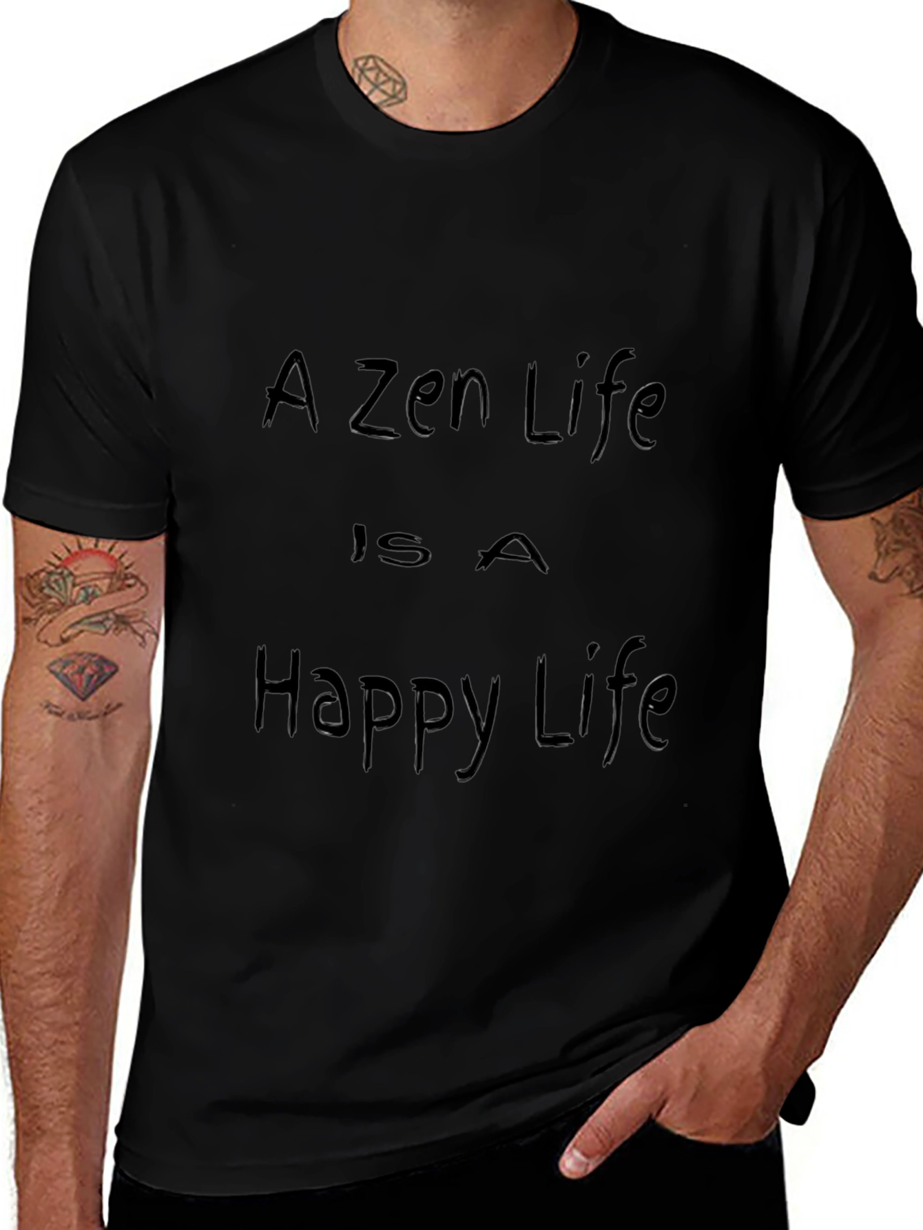 Zen Life T-Shirt - Happy Life Philosophy Tee