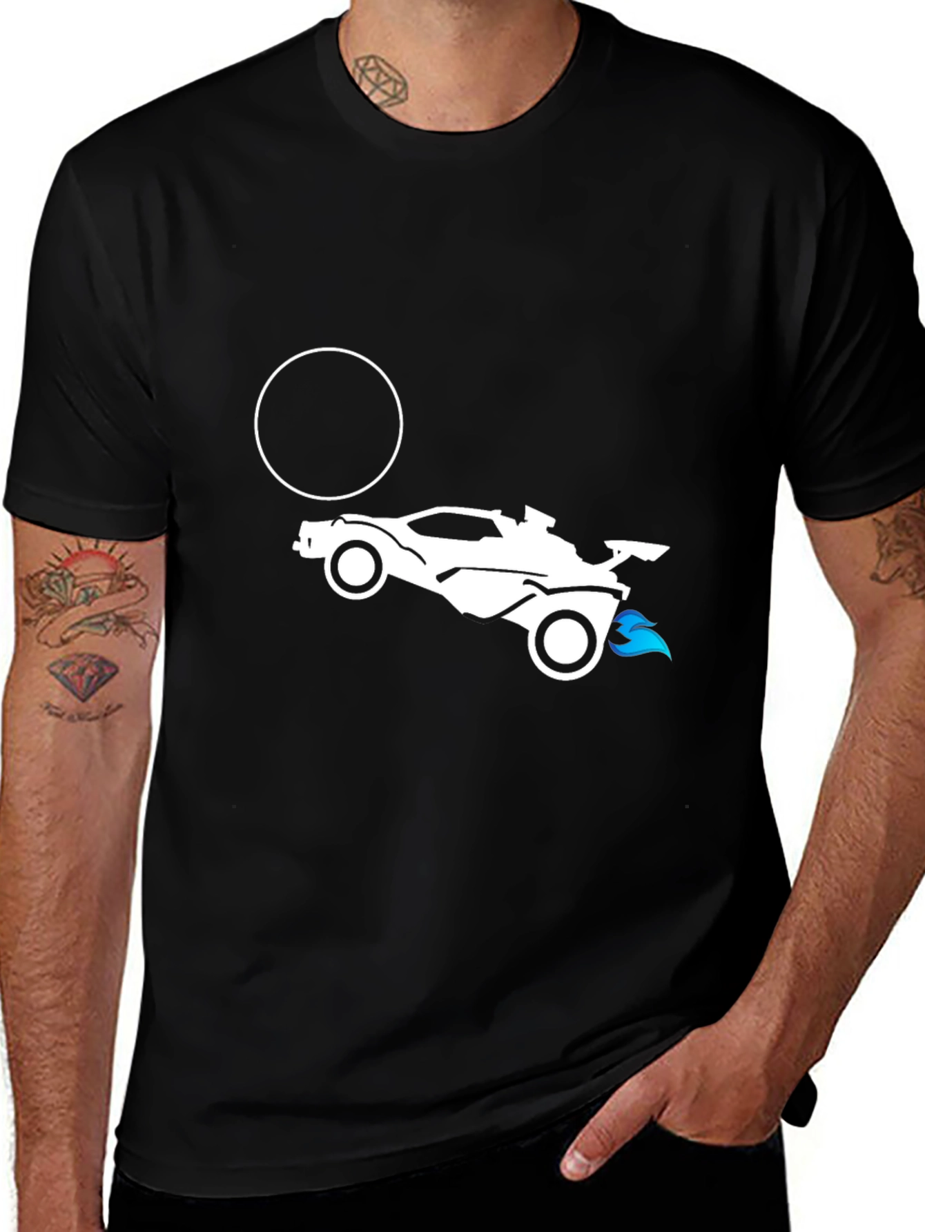 Rocket League Inspired Black T-Shirt