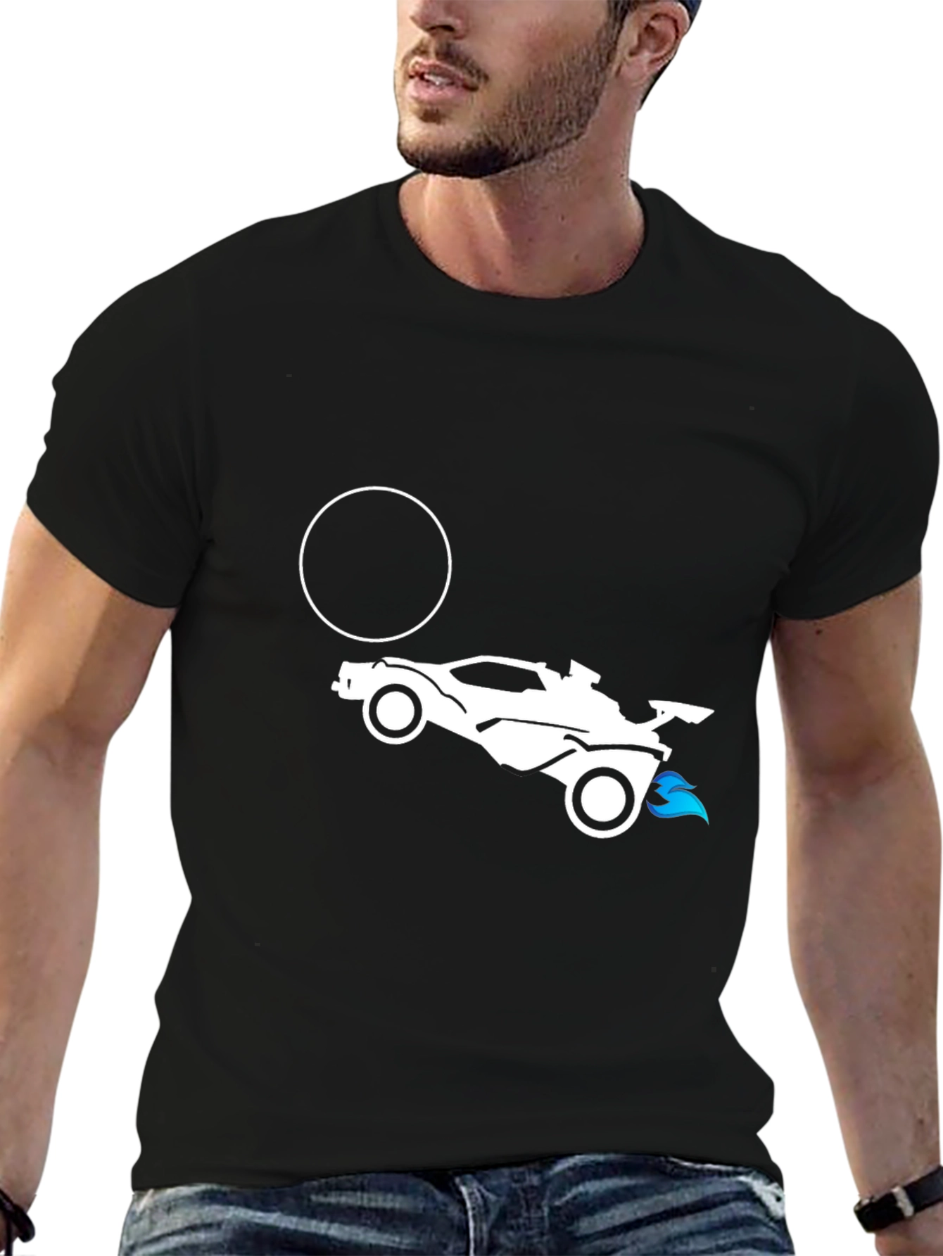 Rocket League Inspired Black T-Shirt
