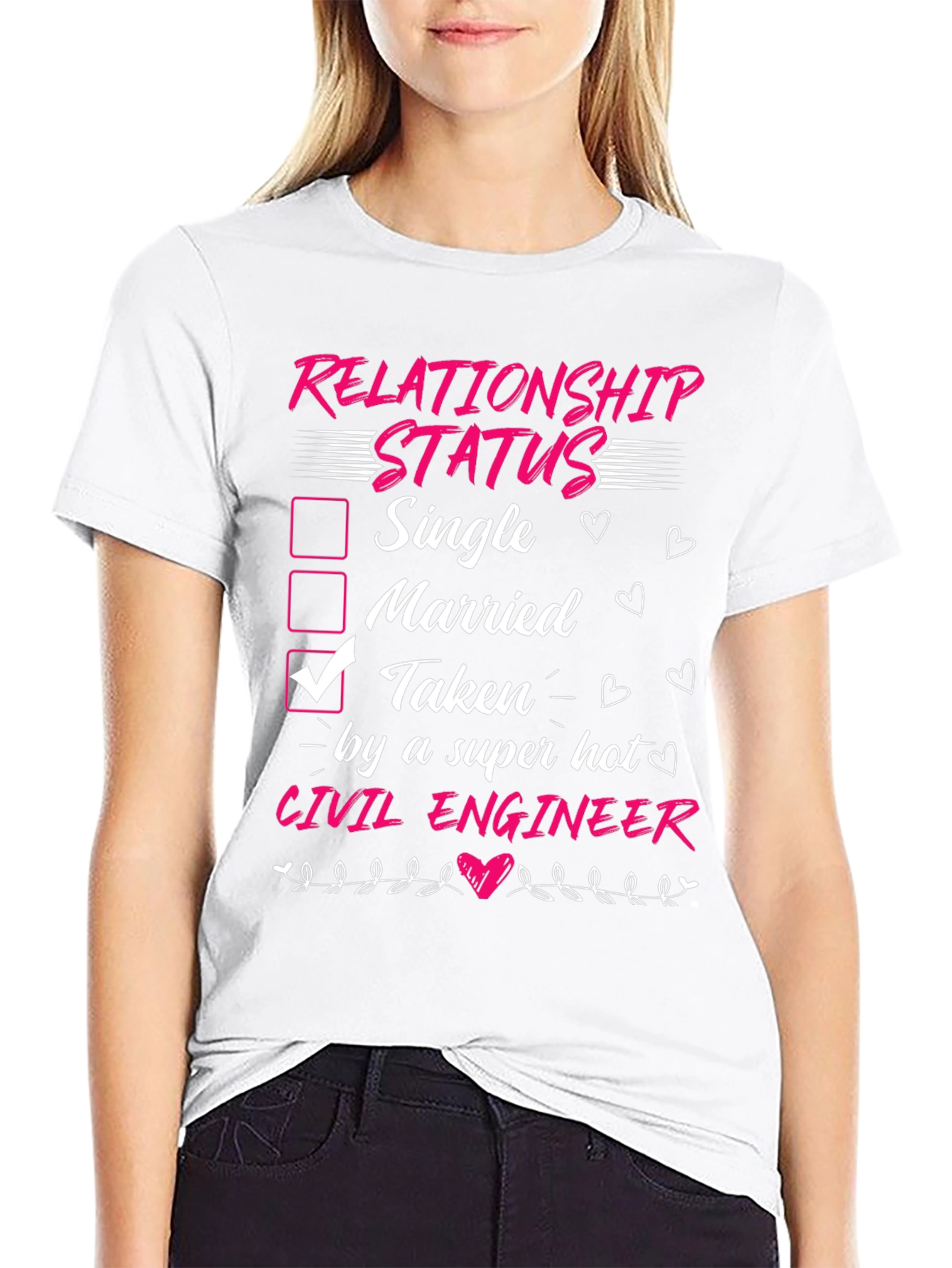 Relationship Status Civil Engineer T-Shirt