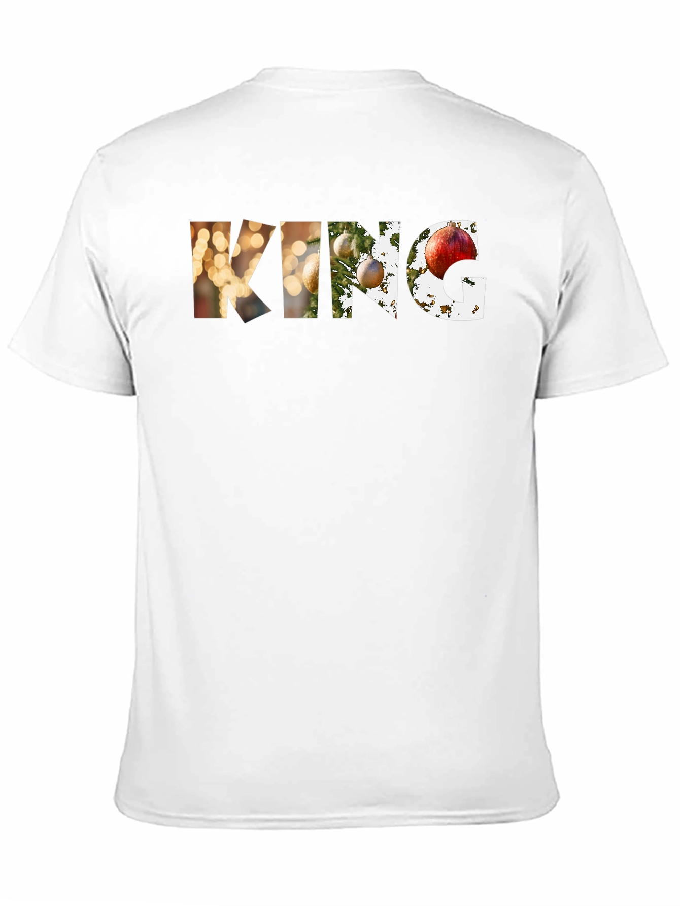 Festive KING Graphic Tee - Holiday Style