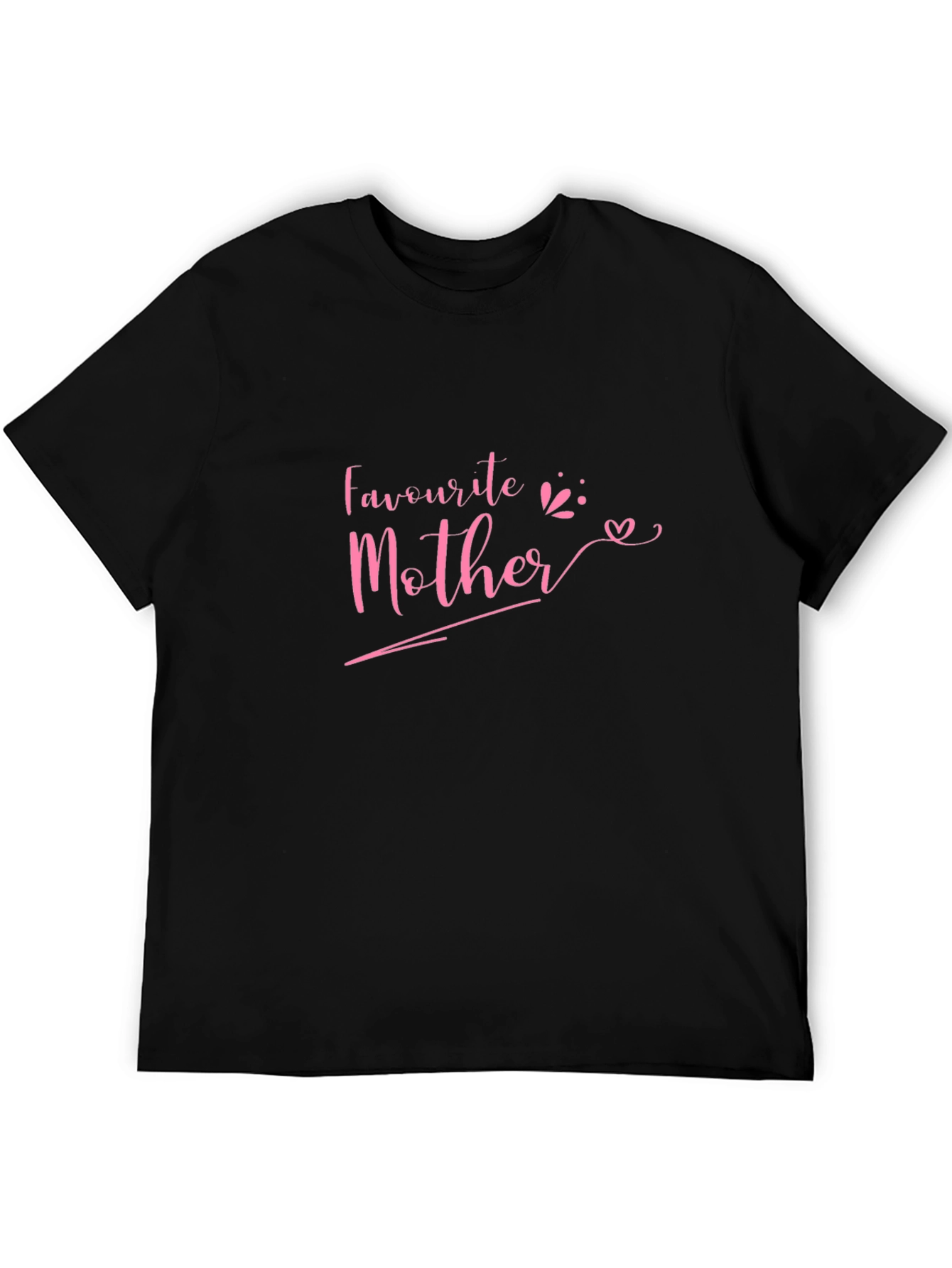 Favorite Mother Black T-Shirt