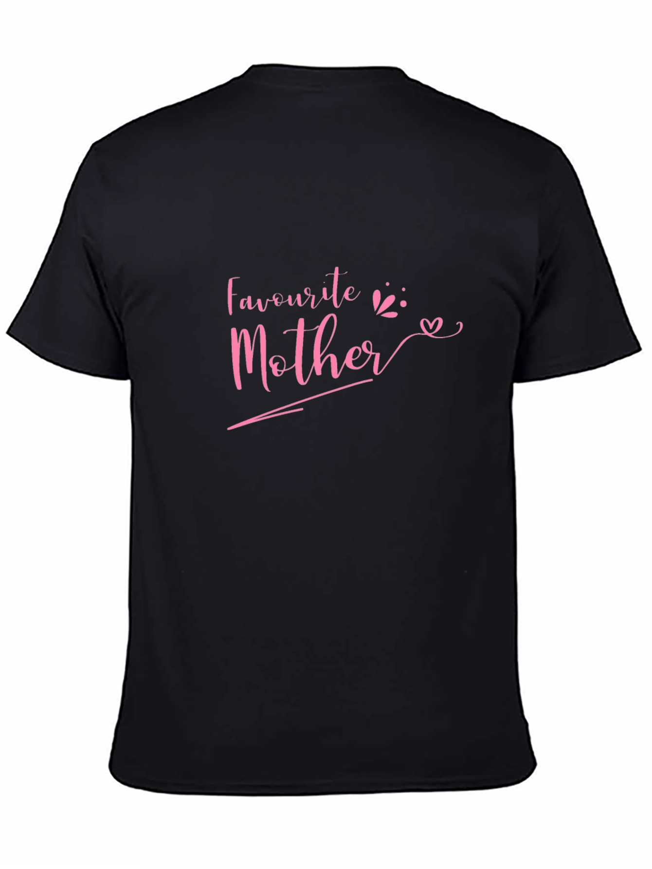 Favorite Mother Black T-Shirt