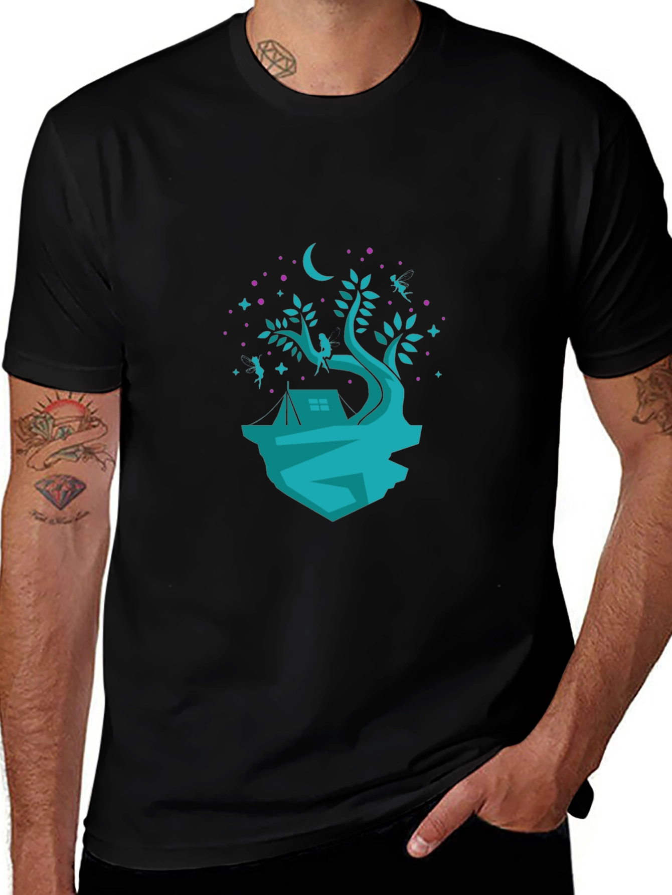 Camping Under the Stars Graphic Tee