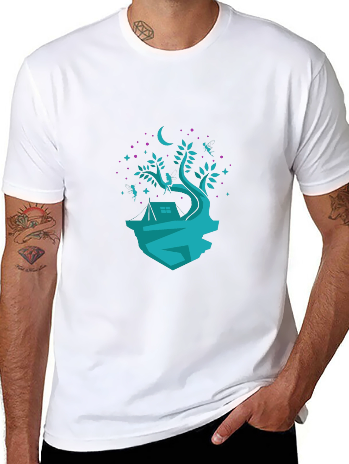 Camping Under the Stars Graphic Tee