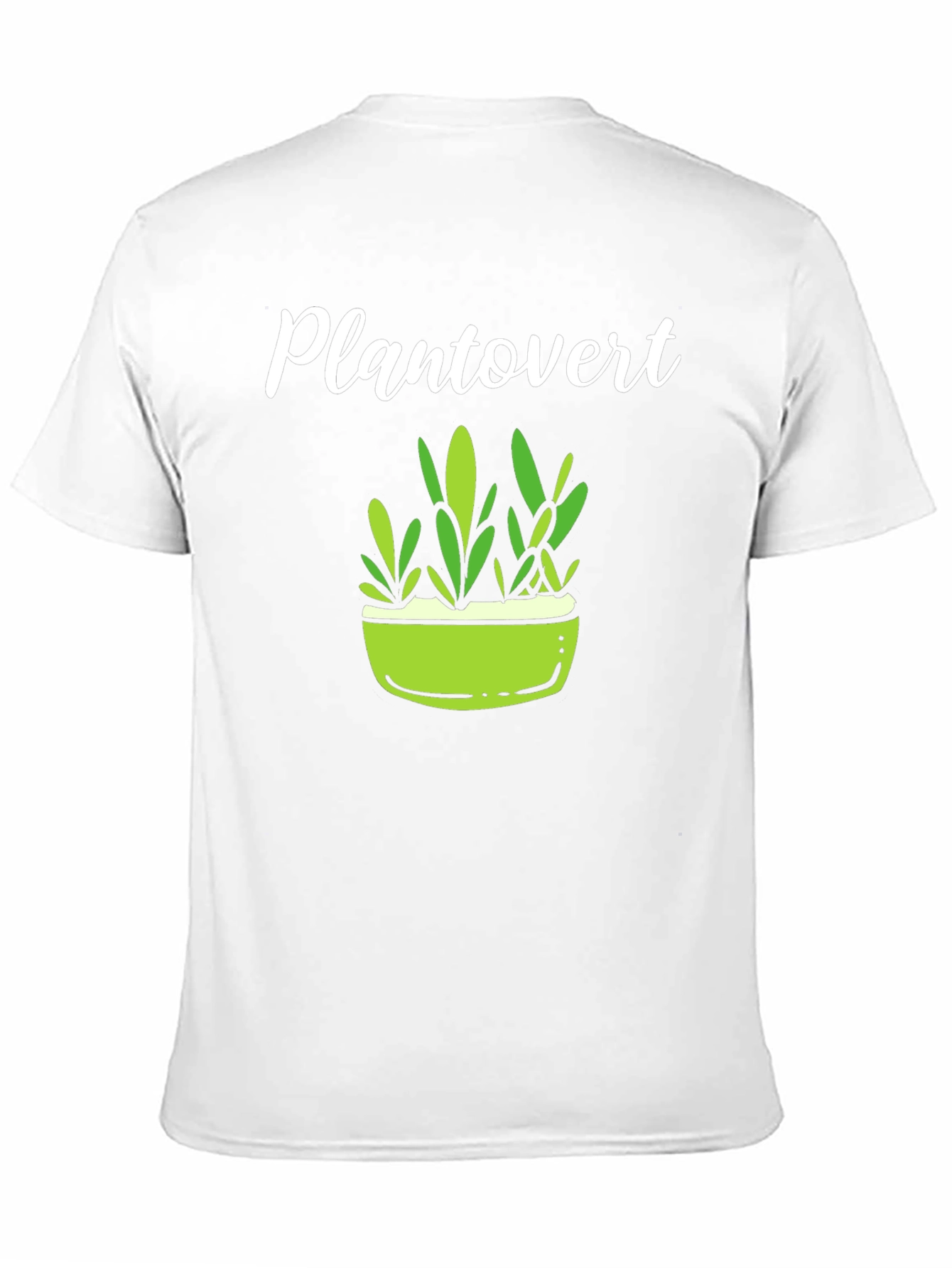 Plantovert Graphic Tee - Black Cotton T-Shirt
