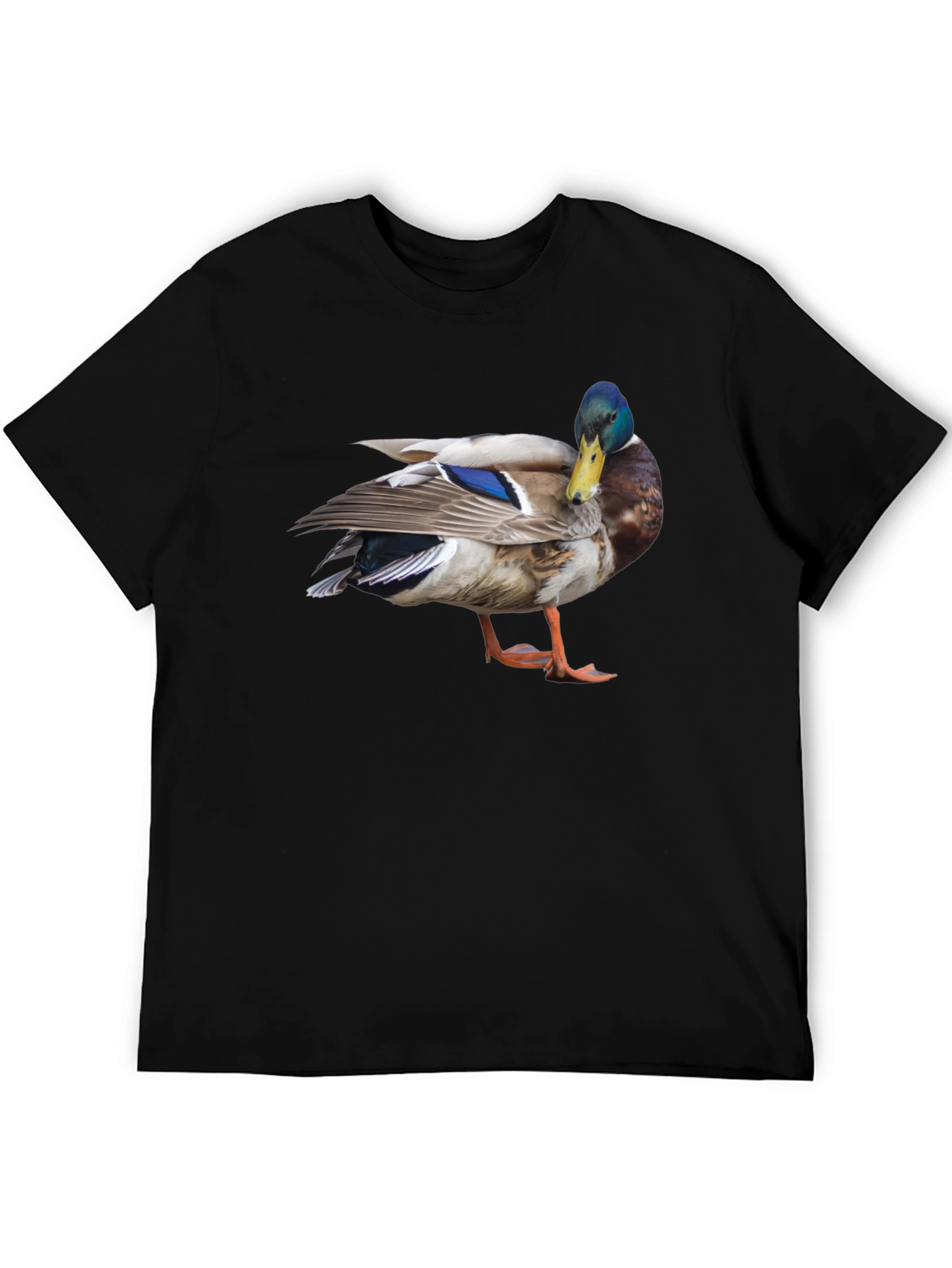 Duck Graphic T-Shirt - Casual Black Tee