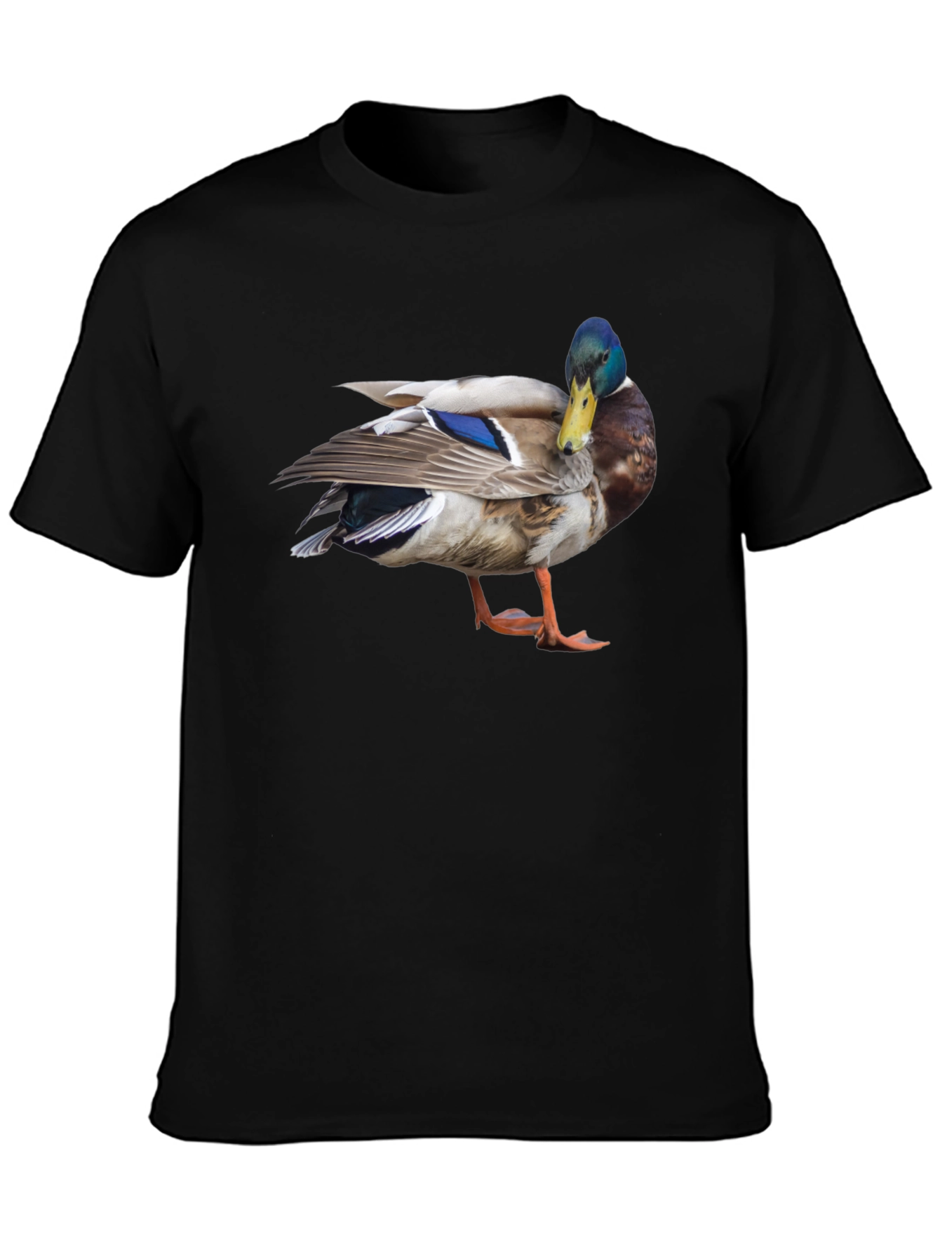 Duck Graphic T-Shirt - Casual Black Tee