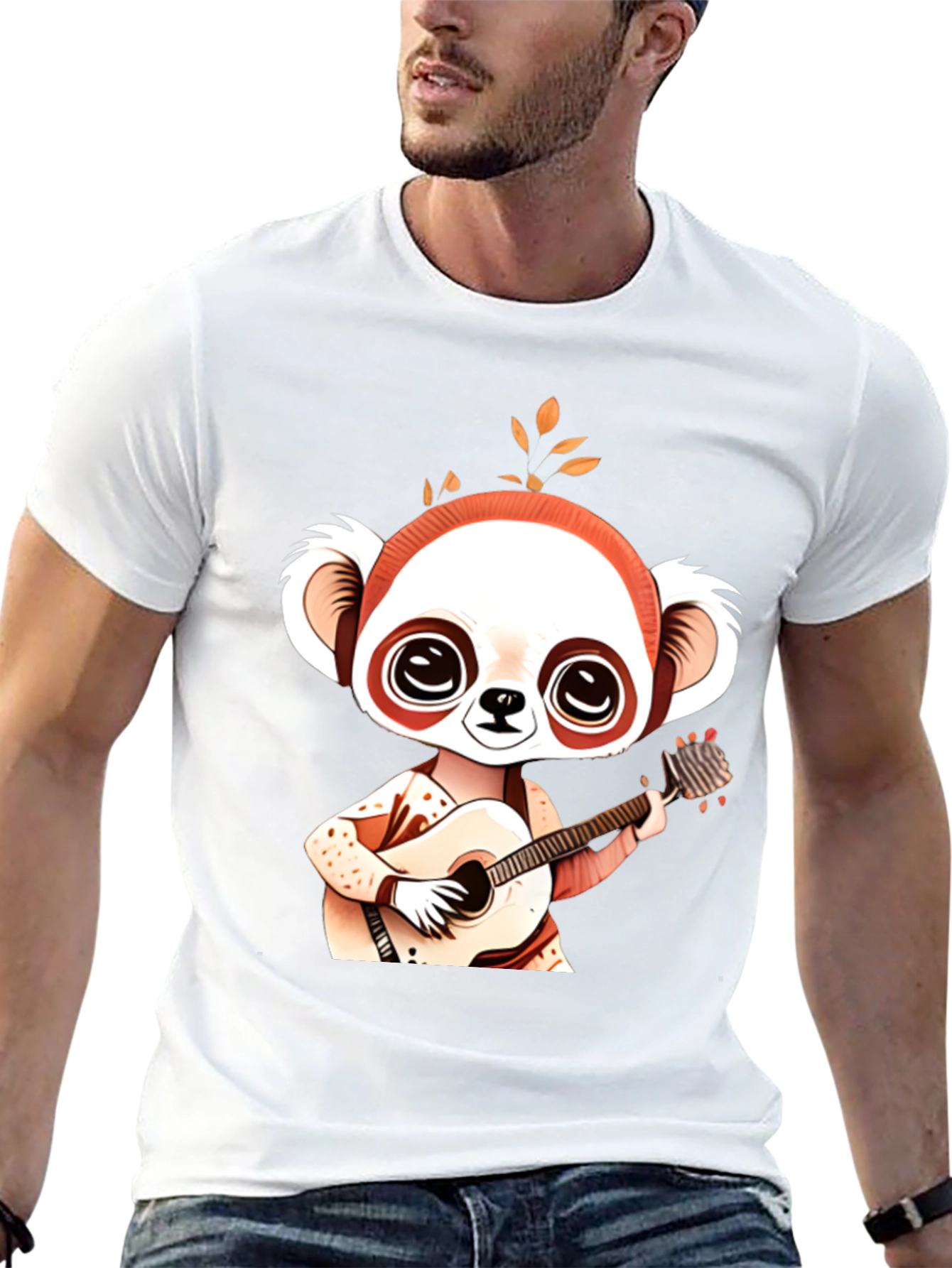 Cool Koala Guitarist Graphic Tee - Unisex