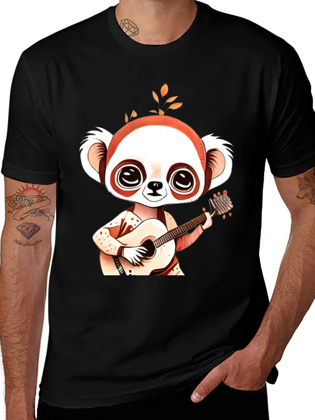 Cool Koala Guitarist Graphic Tee - Unisex
