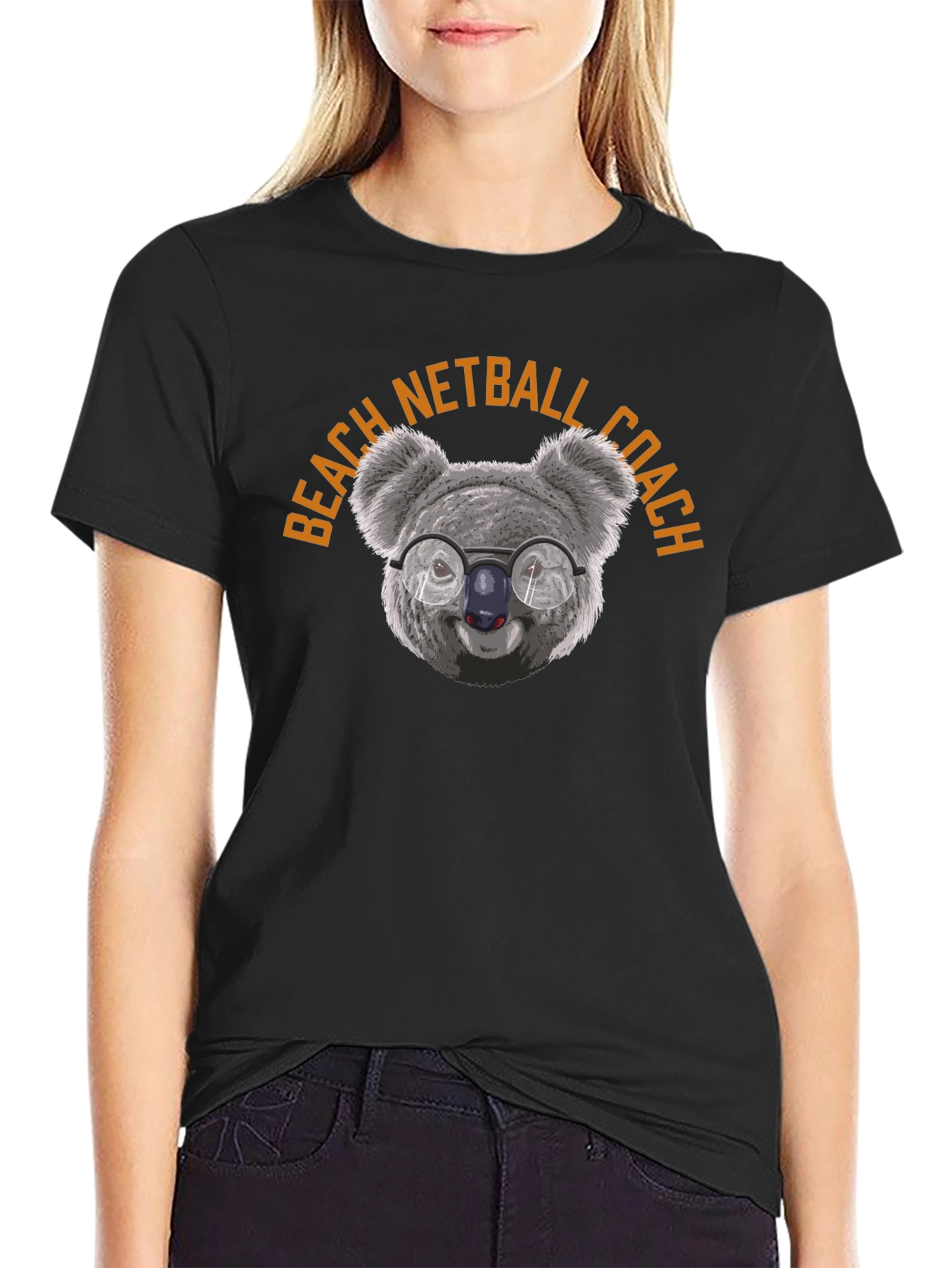 Beach Netball Coach Koala T-Shirt - Unisex