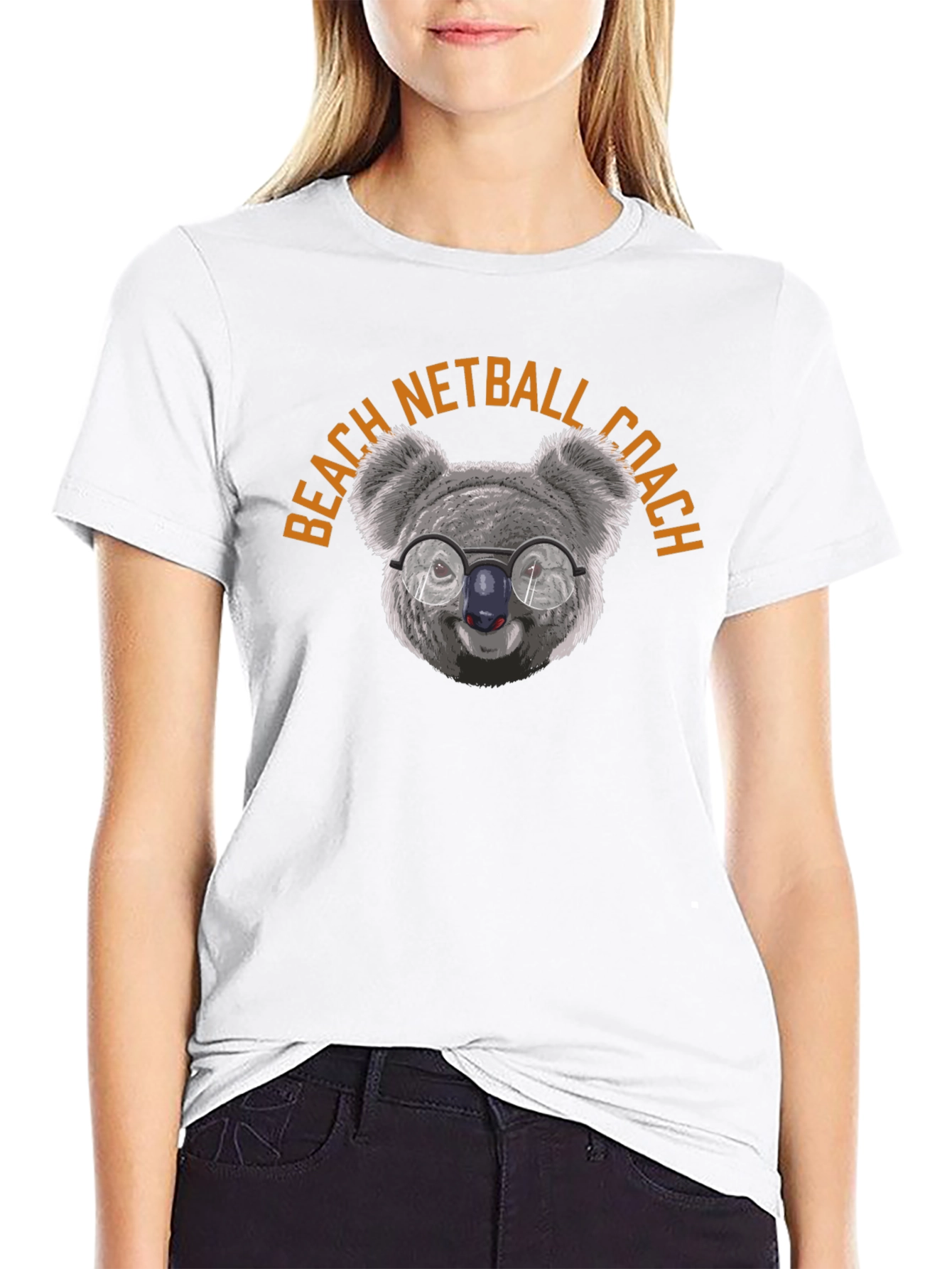 Beach Netball Coach Koala T-Shirt - Unisex