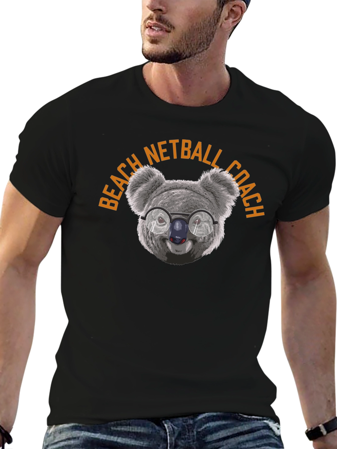 Beach Netball Coach Koala T-Shirt - Unisex