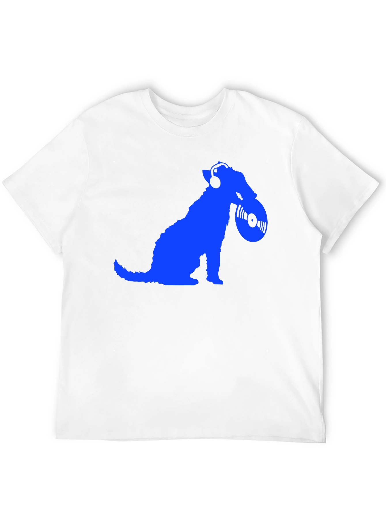 Dog DJ Graphic Tee - Mens Black T-Shirt