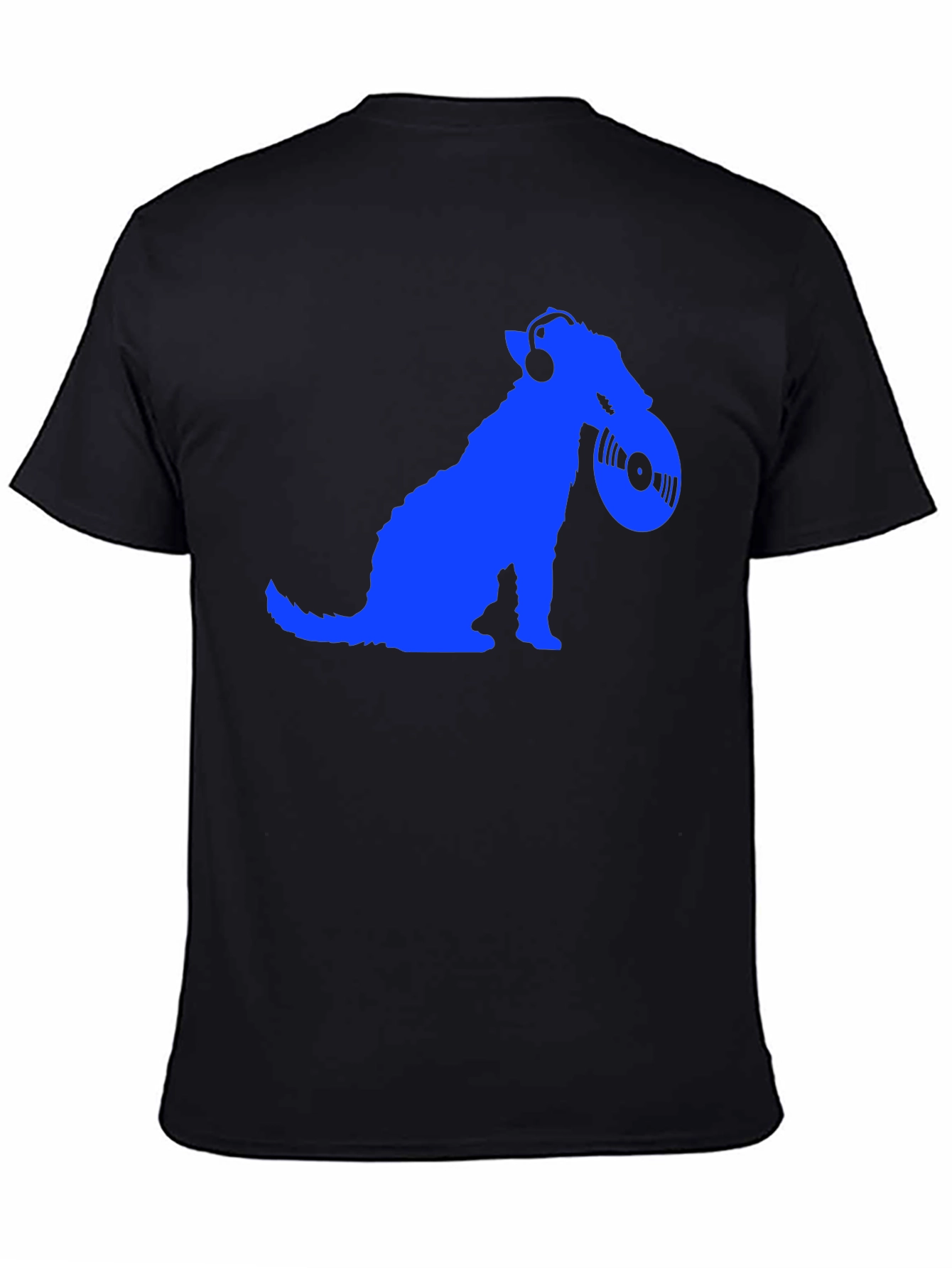 Dog DJ Graphic Tee - Mens Black T-Shirt