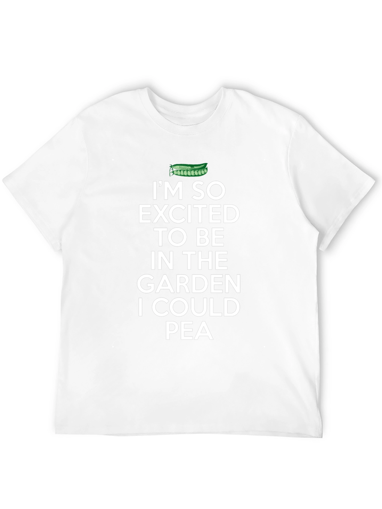 Funny Gardening T-Shirt - I Could Pea Design