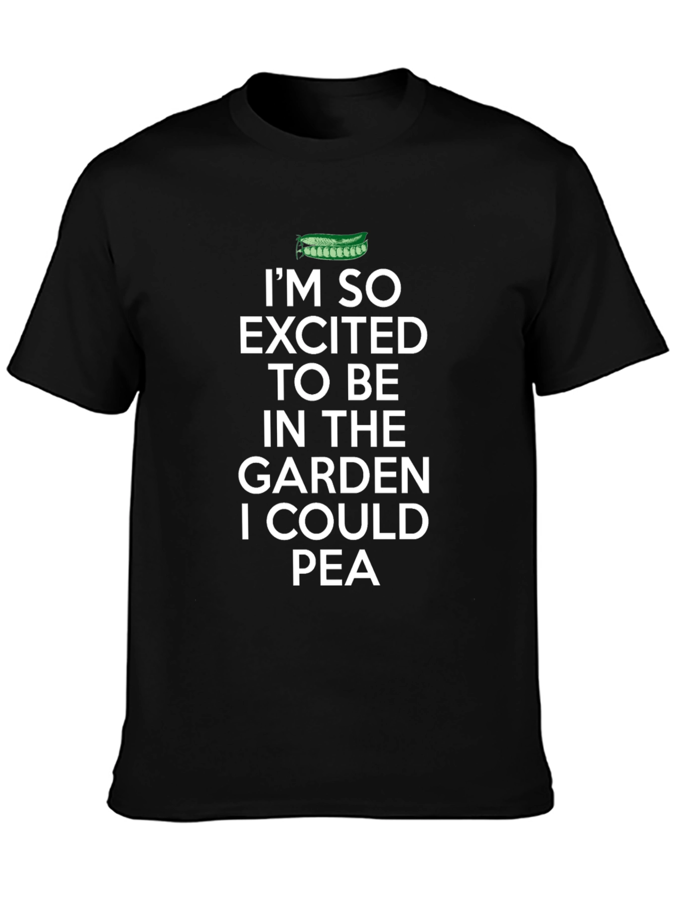 Funny Gardening T-Shirt - I Could Pea Design
