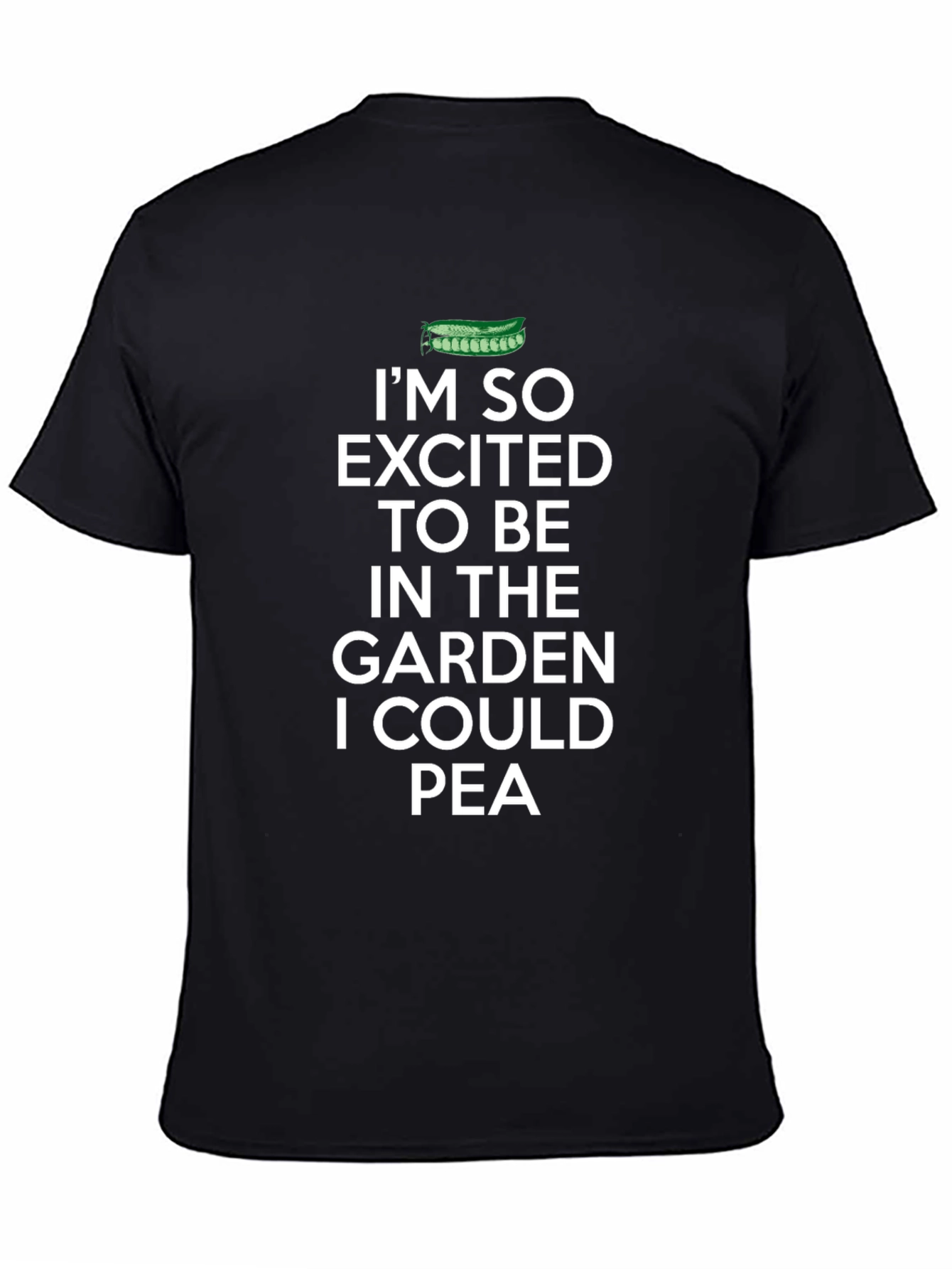 Funny Gardening T-Shirt - I Could Pea Design