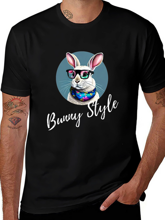 Bunny Style T-Shirt - Cool Rabbit Design