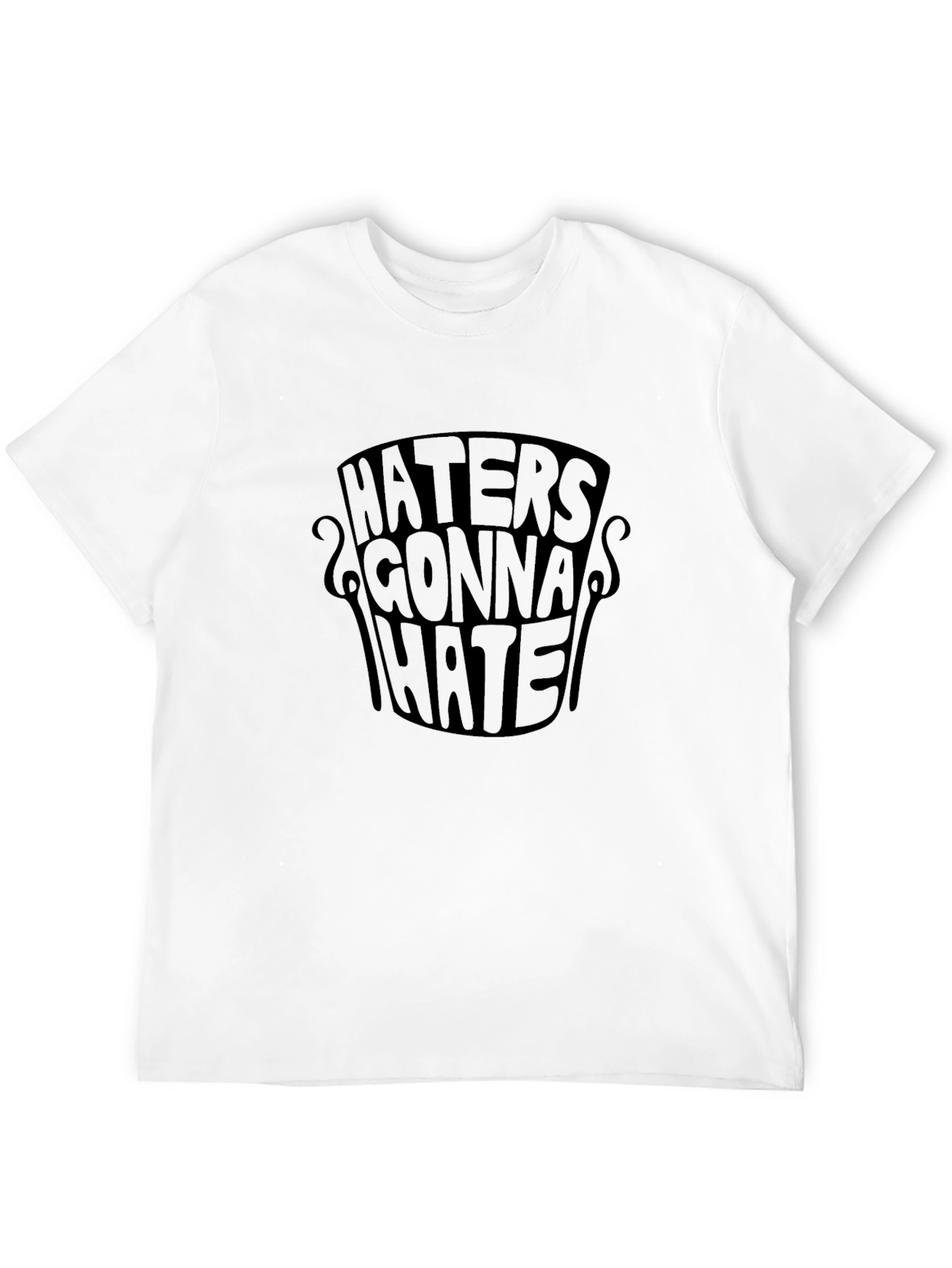 Haters Gonna Hate Black Graphic Tee