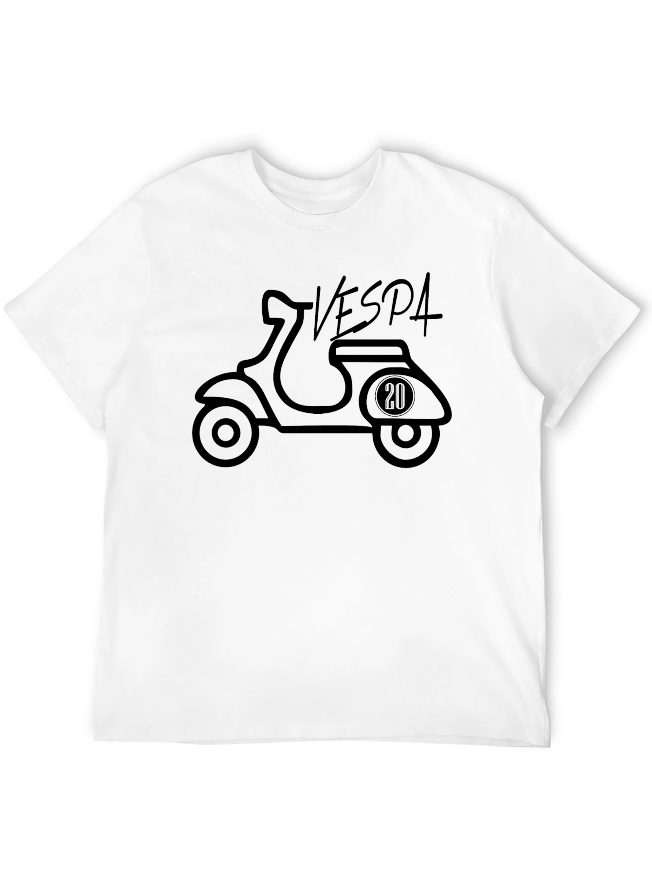 Vespa Scooter T-Shirt - Classic Italian Style