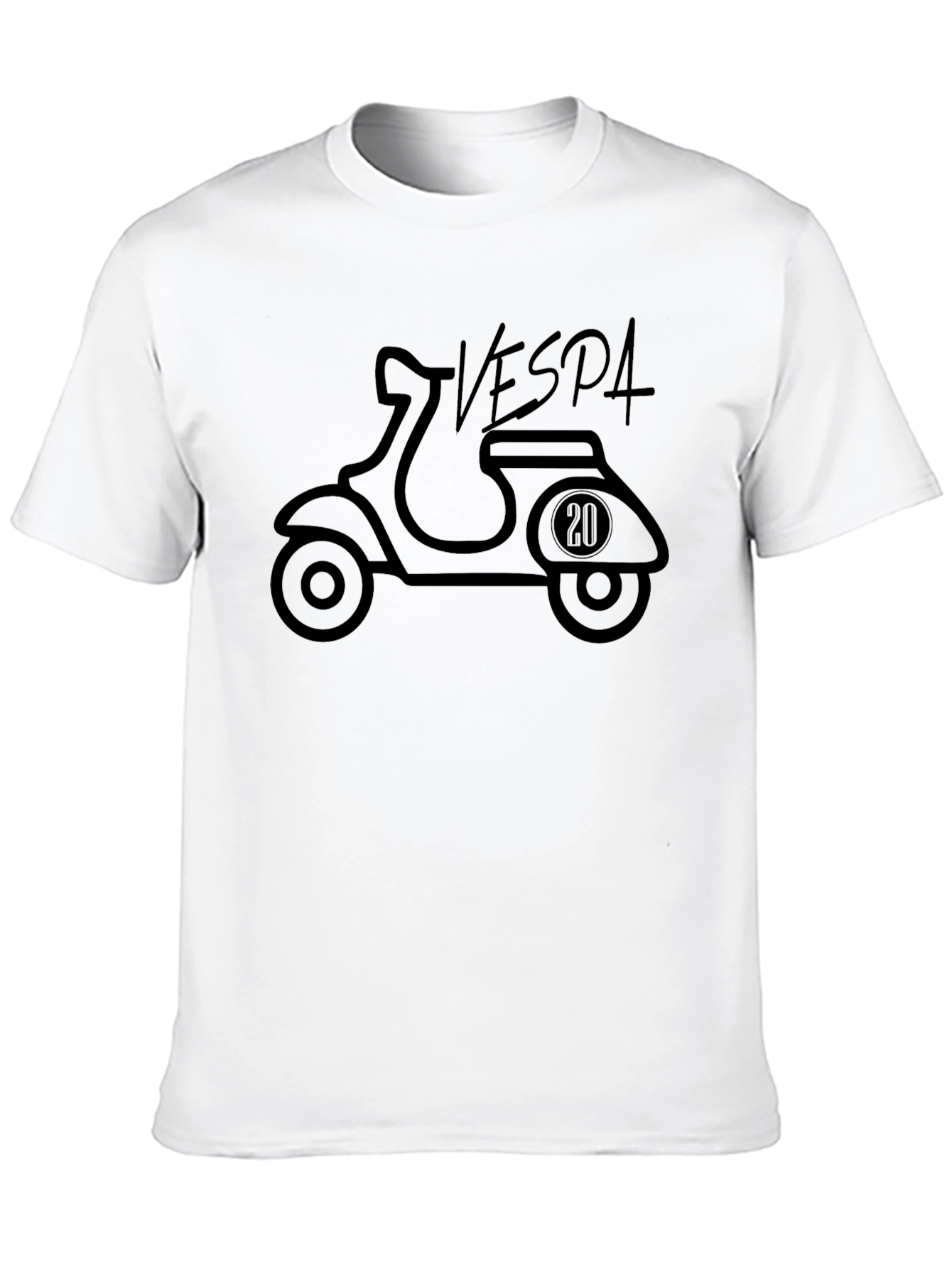 Vespa Scooter T-Shirt - Classic Italian Style
