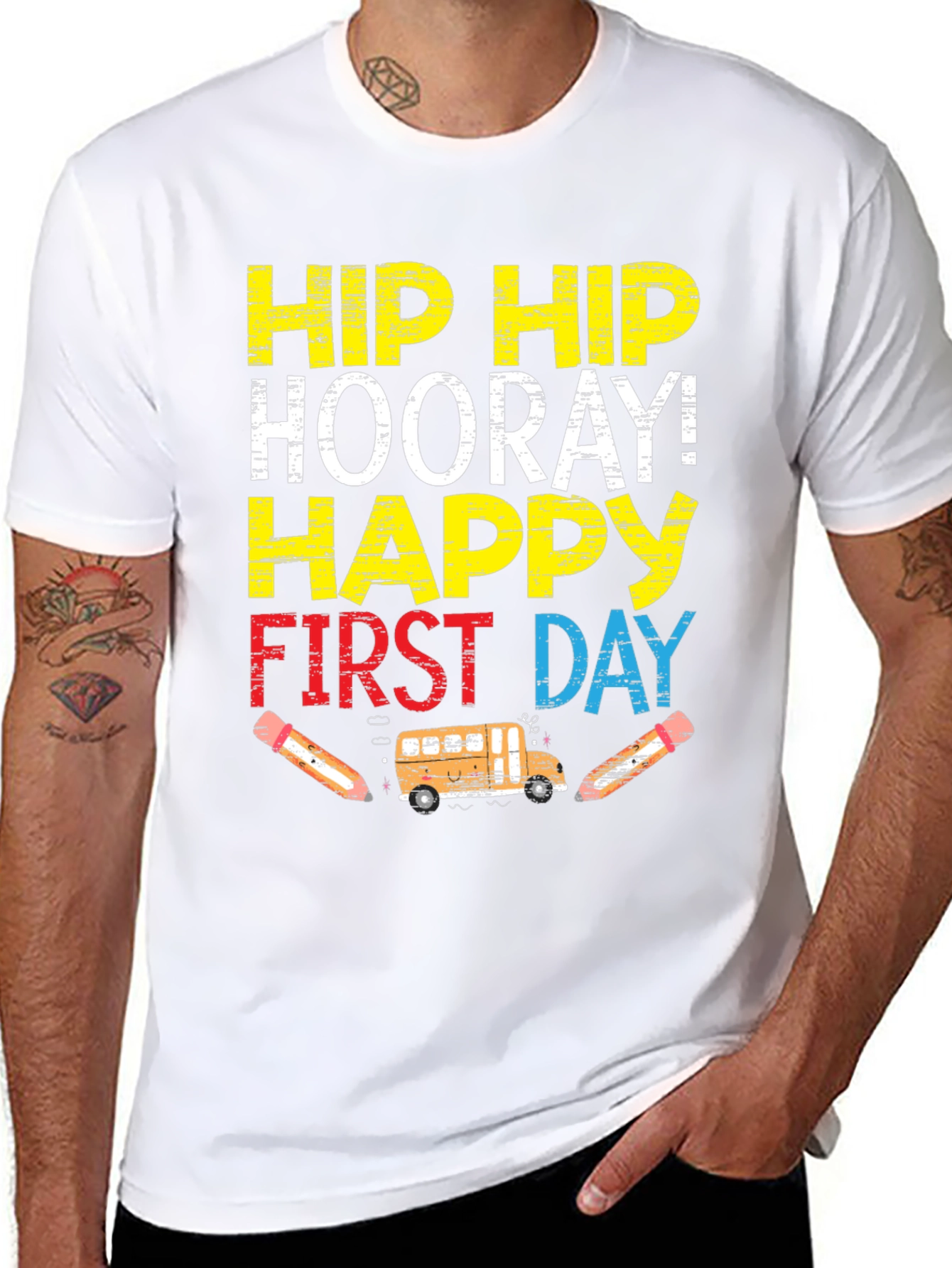 Happy First Day of School Graphic Tee