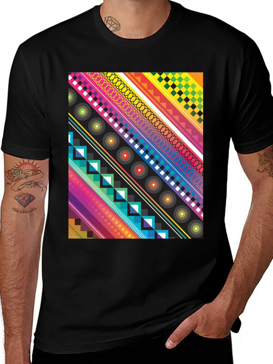 Bold Geometric Pattern Tee