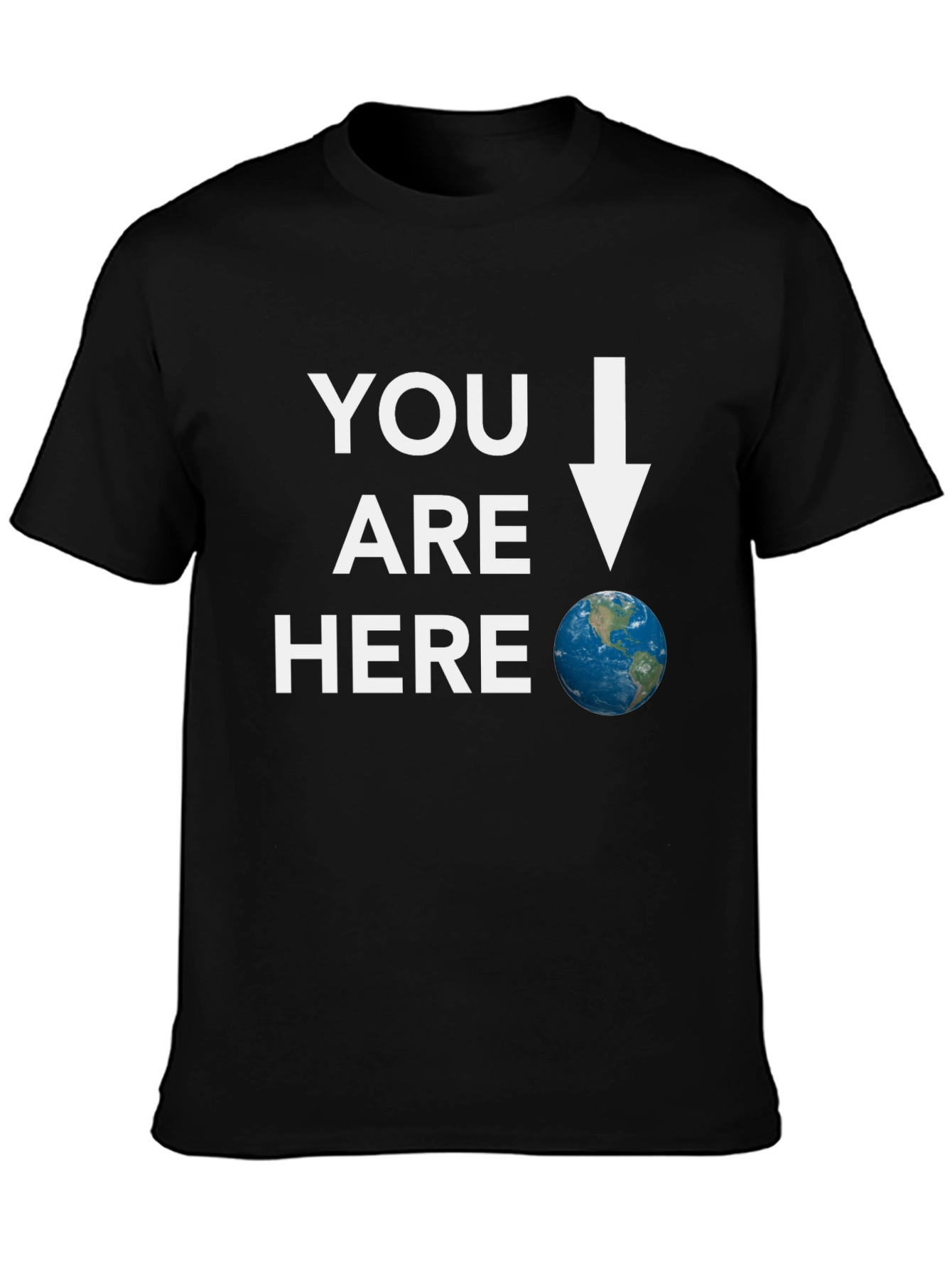 You Are Here Earth Graphic Tee