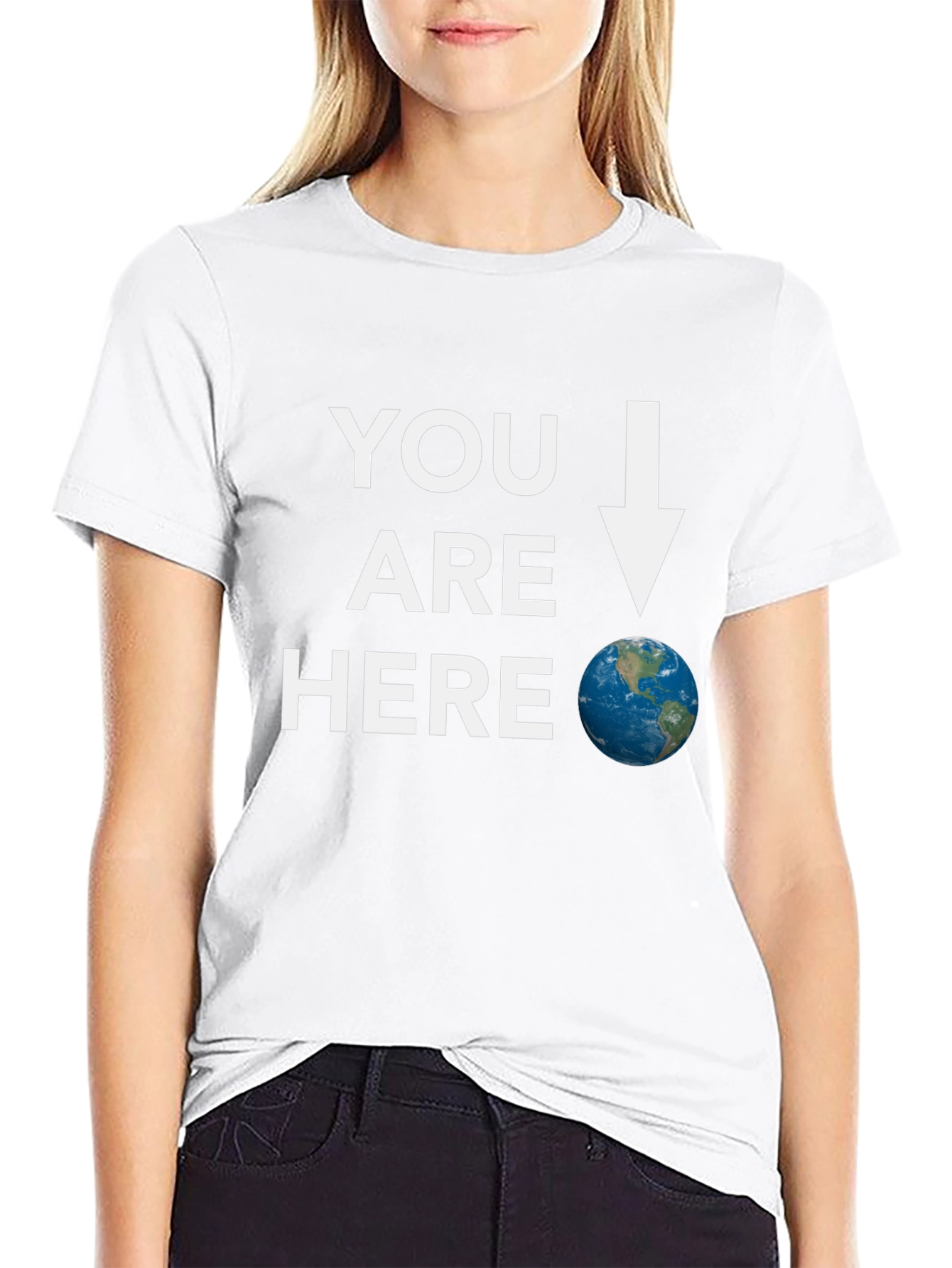 You Are Here Earth Graphic Tee