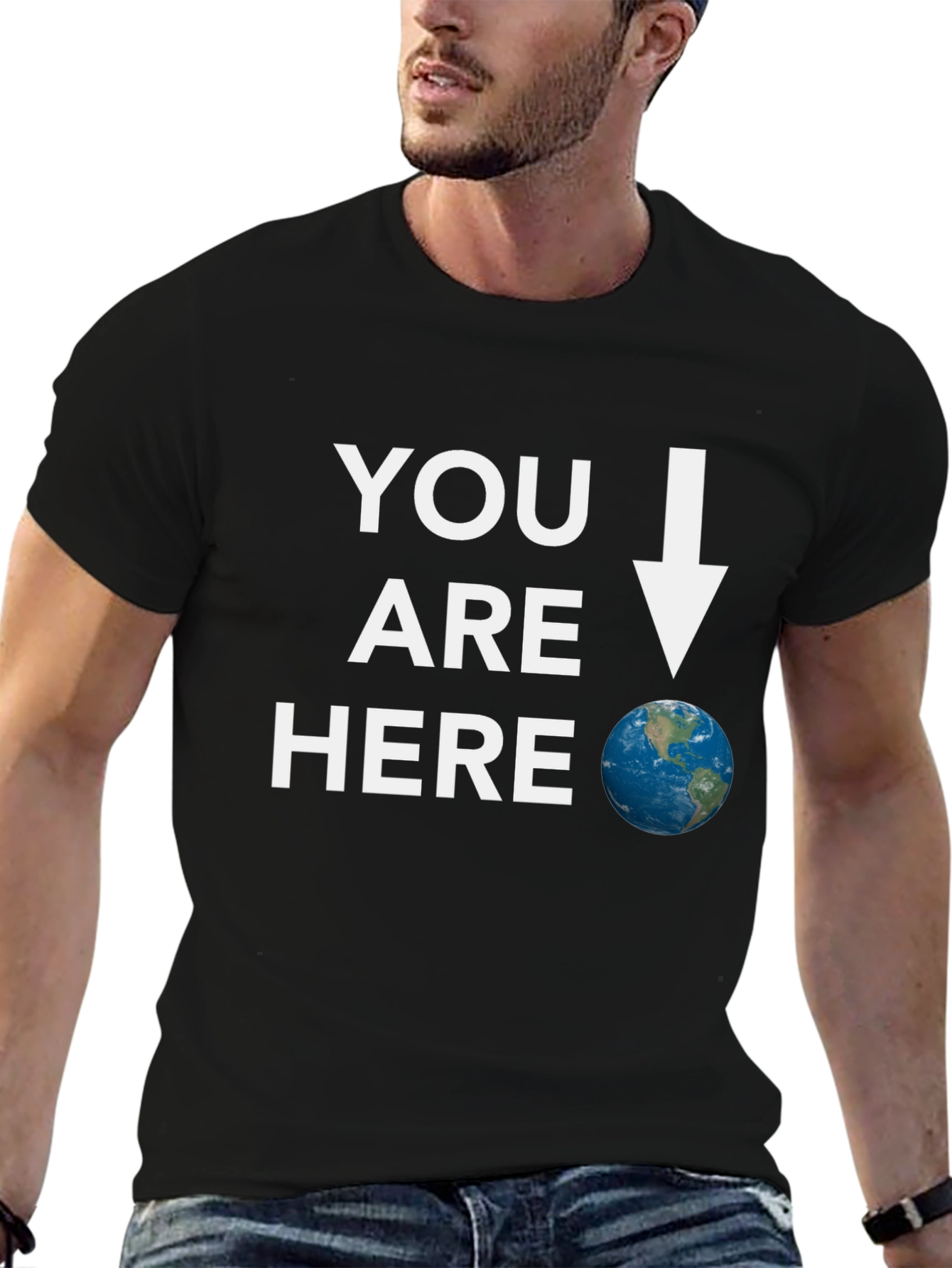 You Are Here Earth Graphic Tee