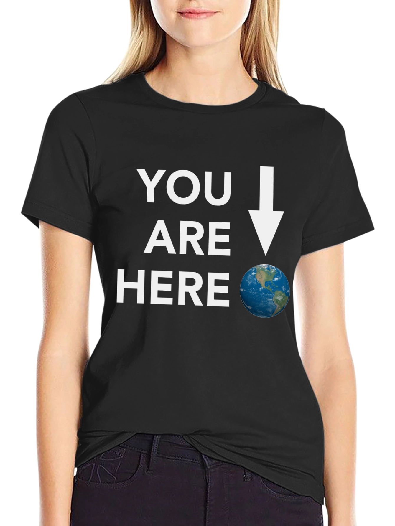 You Are Here Earth Graphic Tee
