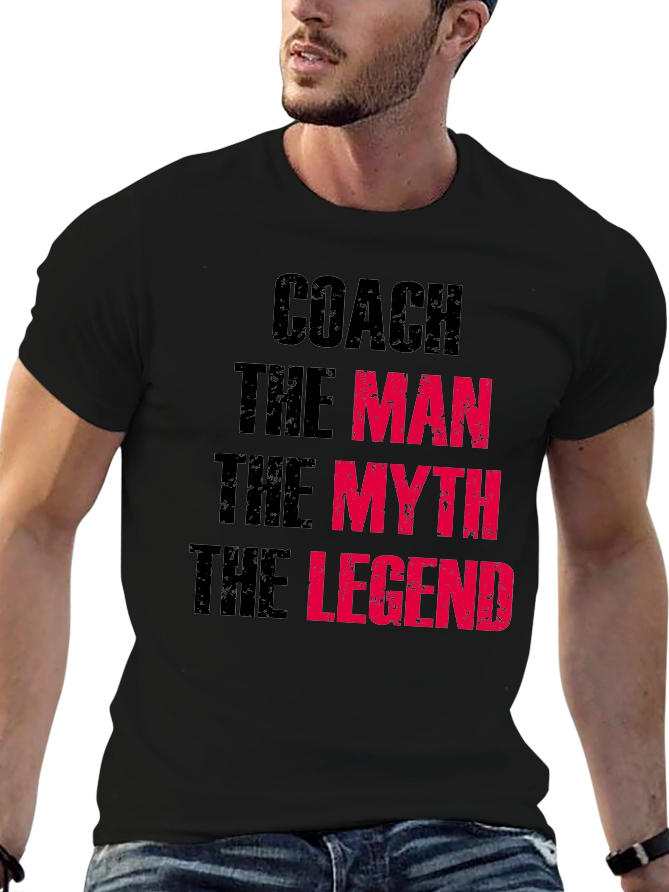 Coach The Man Myth Legend Graphic Tee