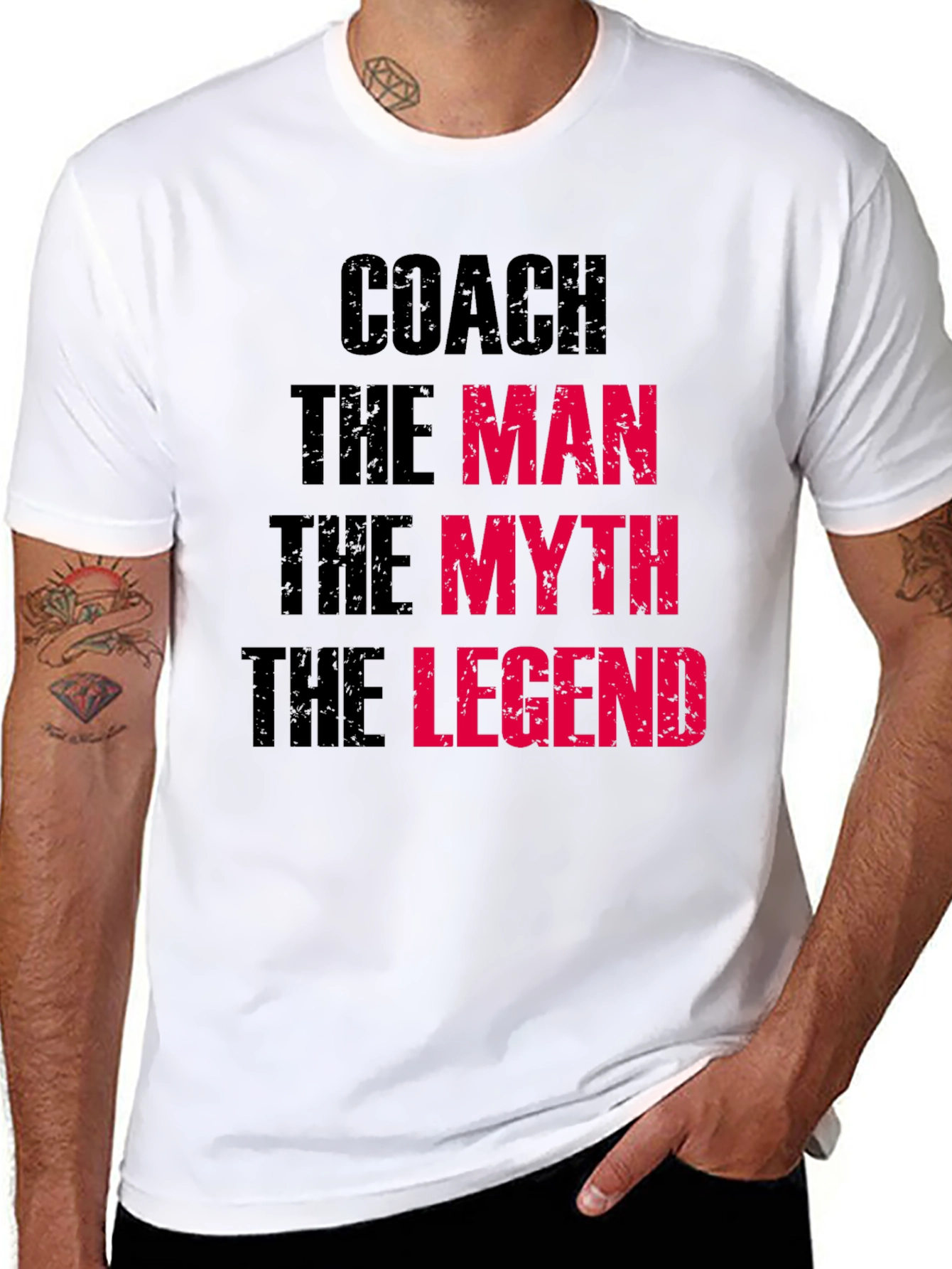 Coach The Man Myth Legend Graphic Tee