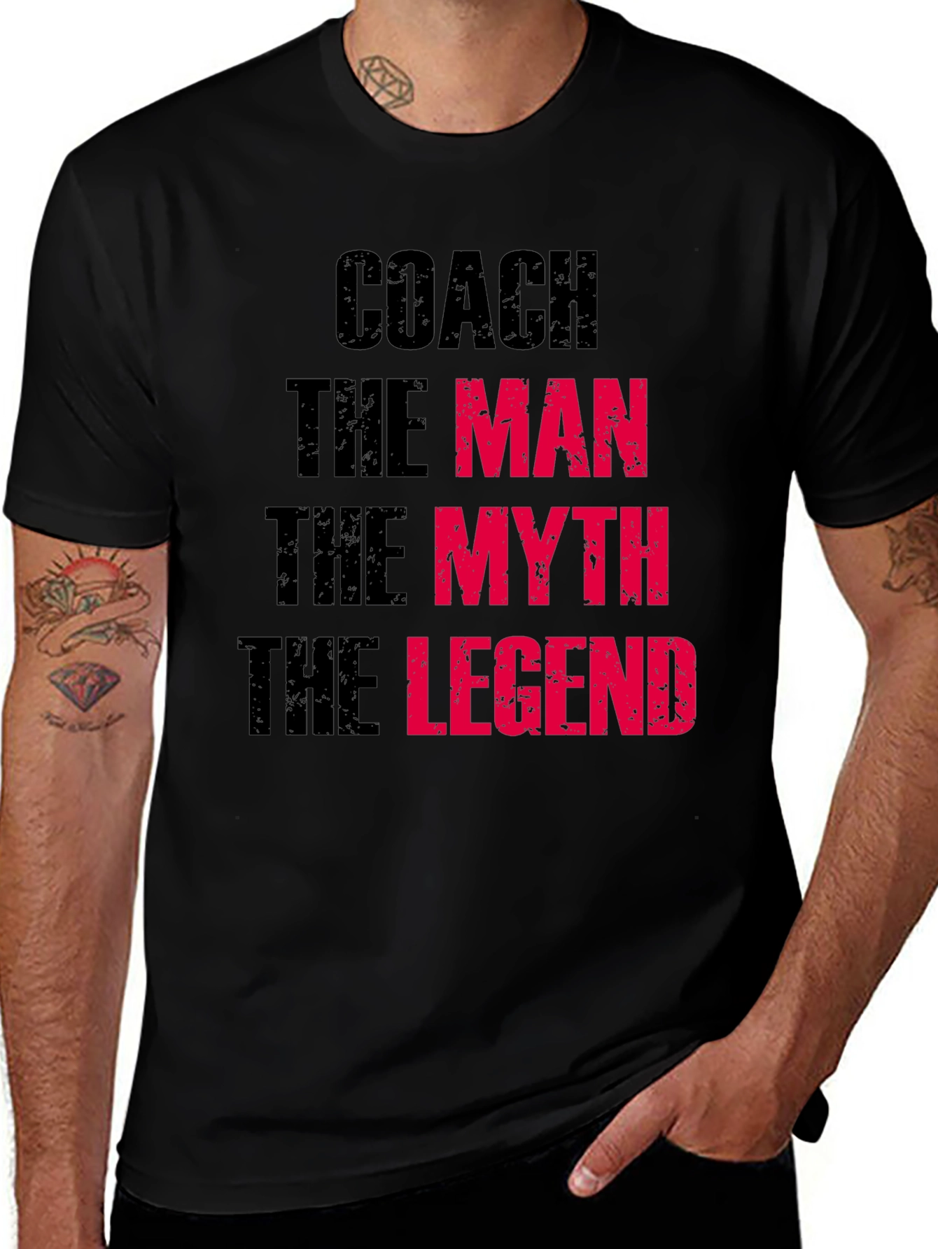 Coach The Man Myth Legend Graphic Tee