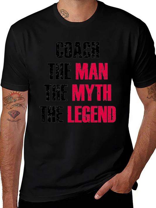 Coach The Man Myth Legend Graphic Tee
