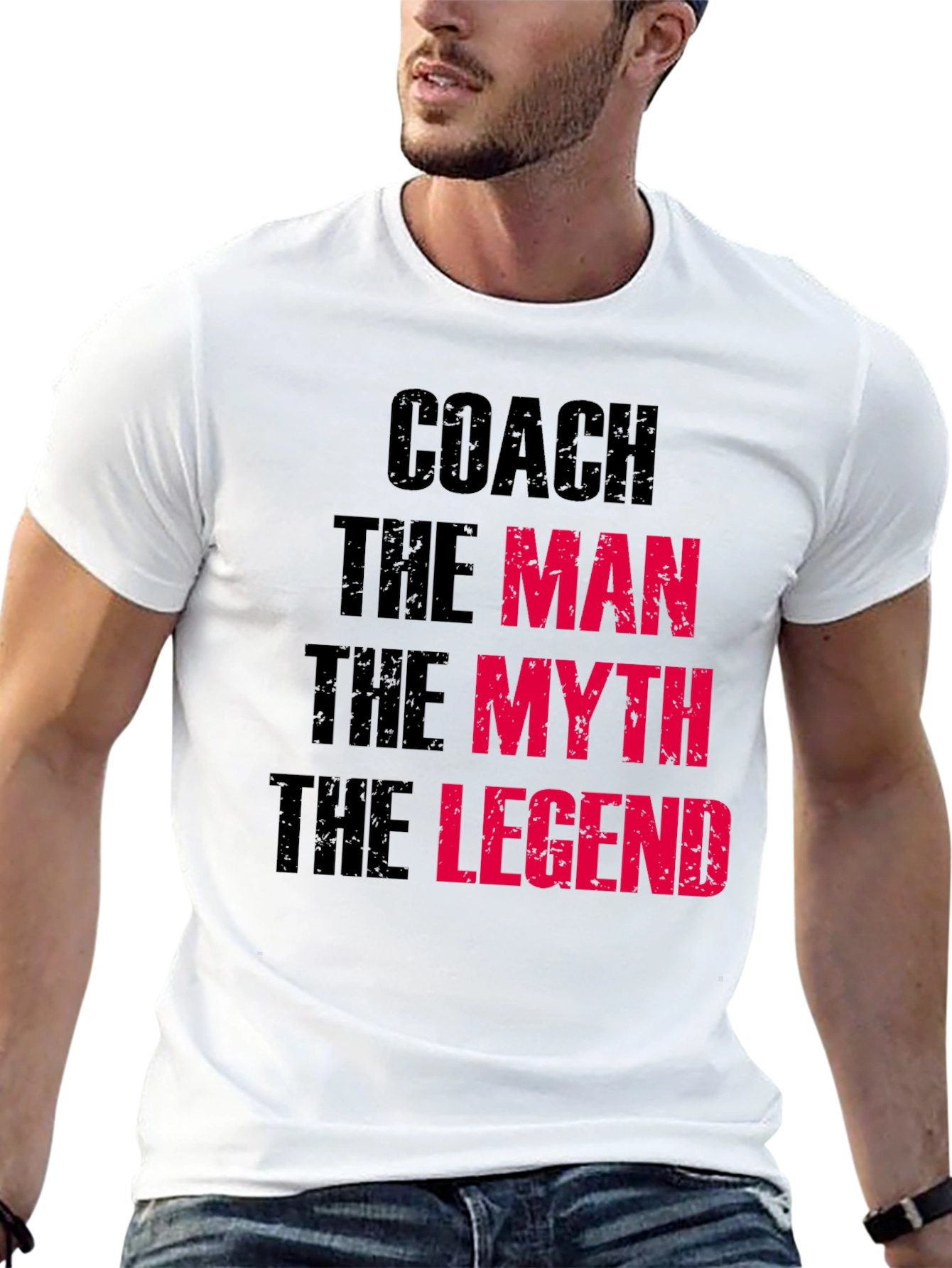 Coach The Man Myth Legend Graphic Tee