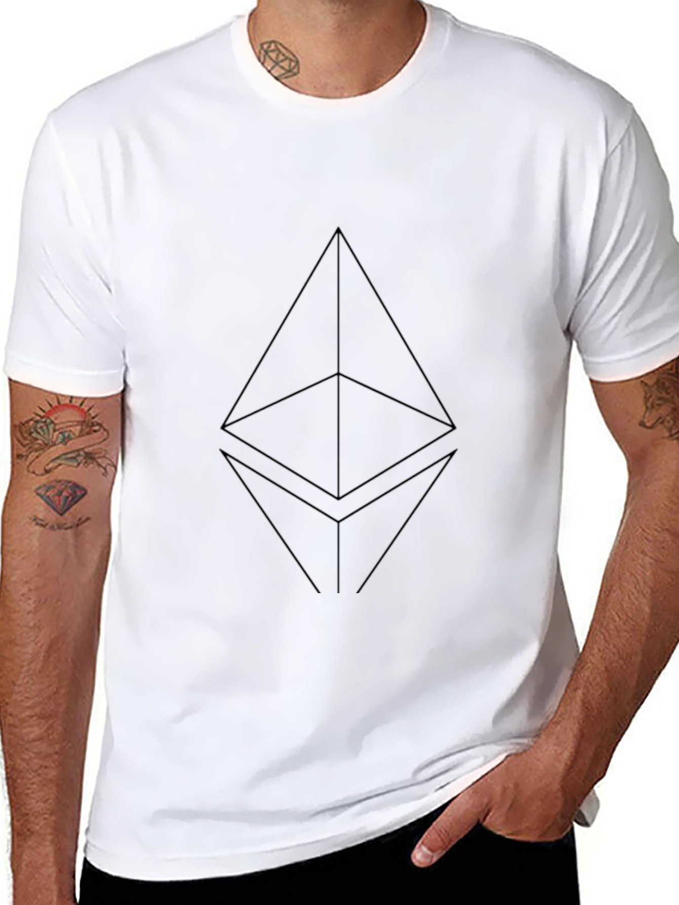 Ethereum Logo Black T-Shirt