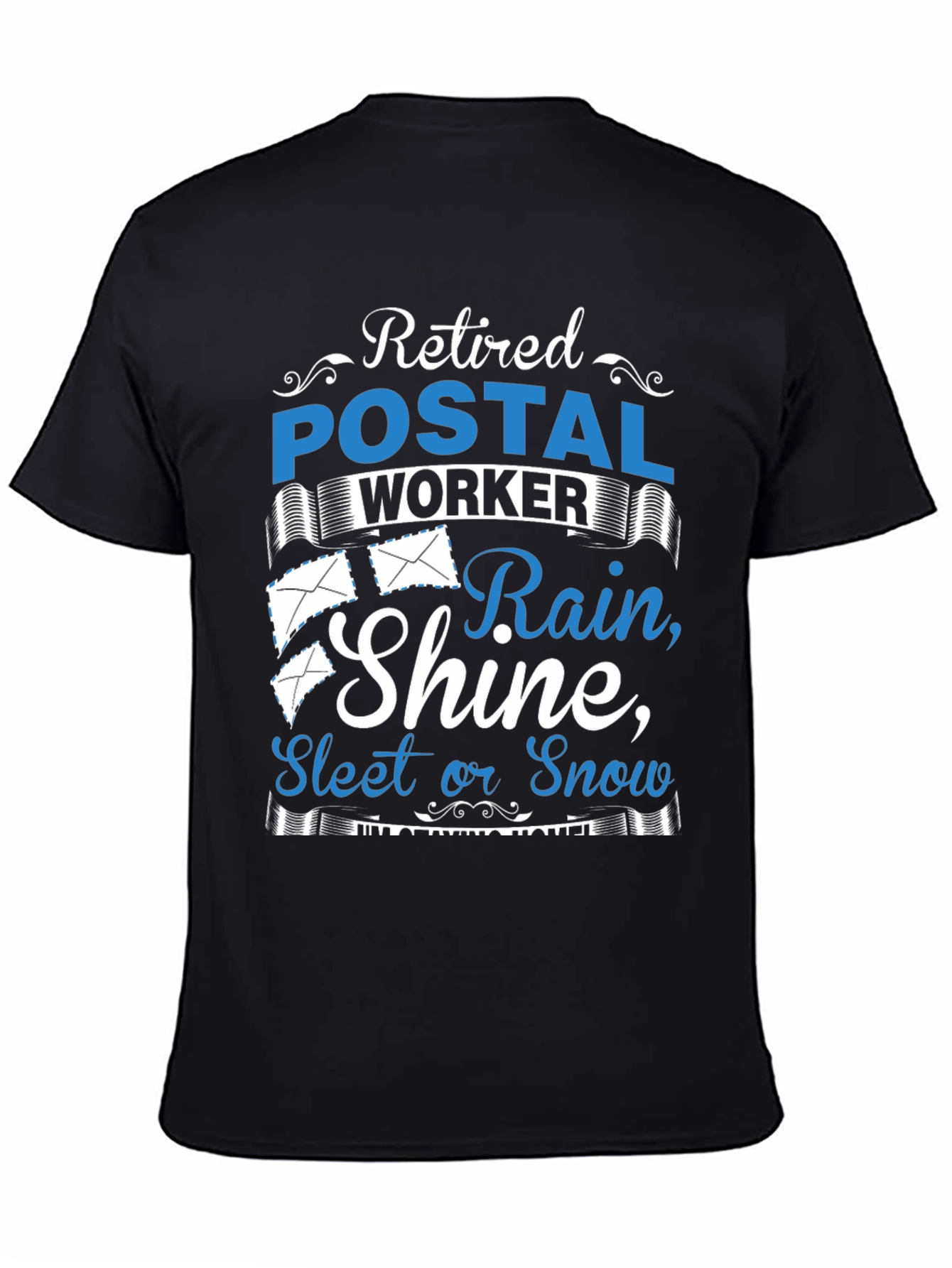 Retired Postal Worker Graphic T-Shirt
