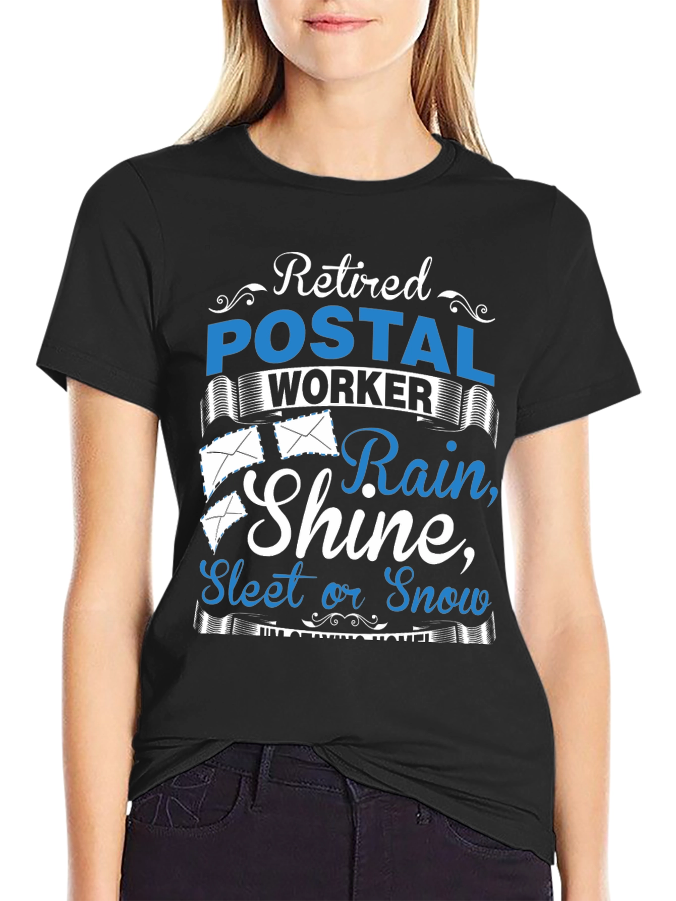 Retired Postal Worker Graphic T-Shirt