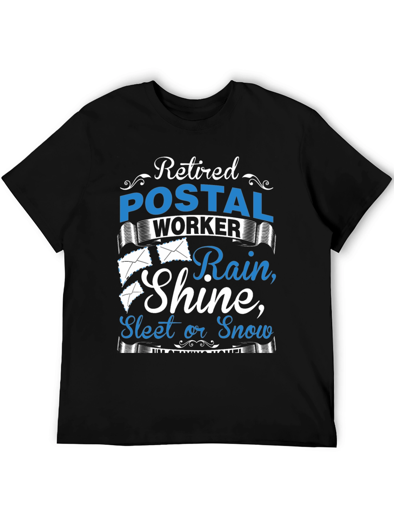 Retired Postal Worker Graphic T-Shirt