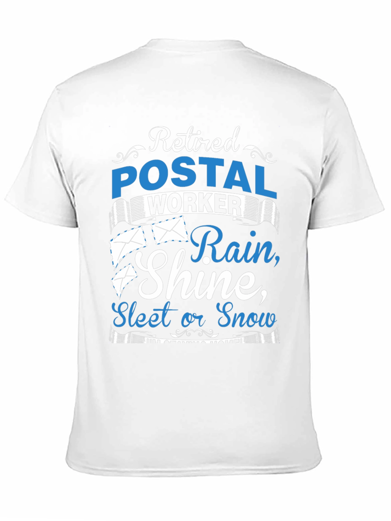 Retired Postal Worker Graphic T-Shirt