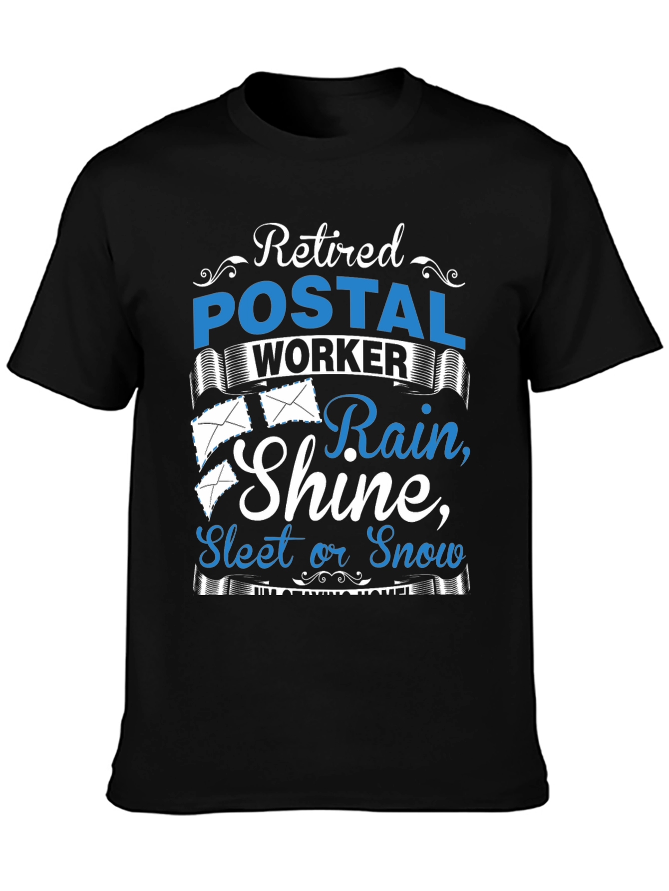 Retired Postal Worker Graphic T-Shirt
