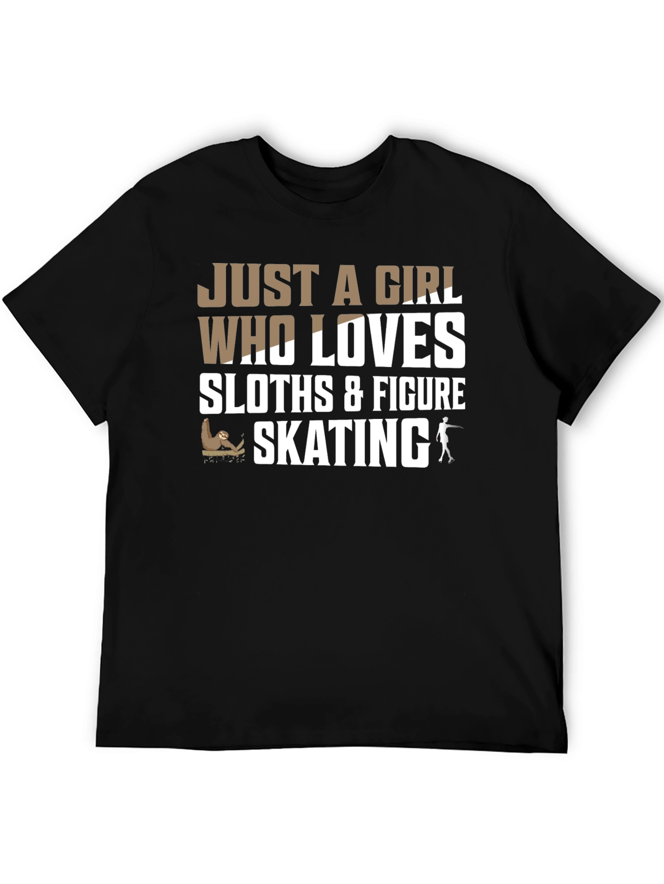 Sloth & Figure Skating Lover T-Shirt