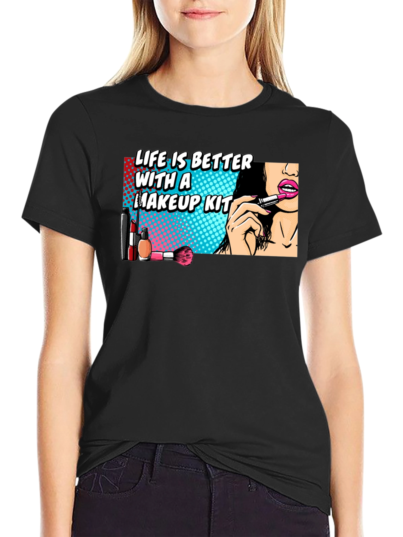 Makeup Kit T-Shirt - Life is Better With Makeup